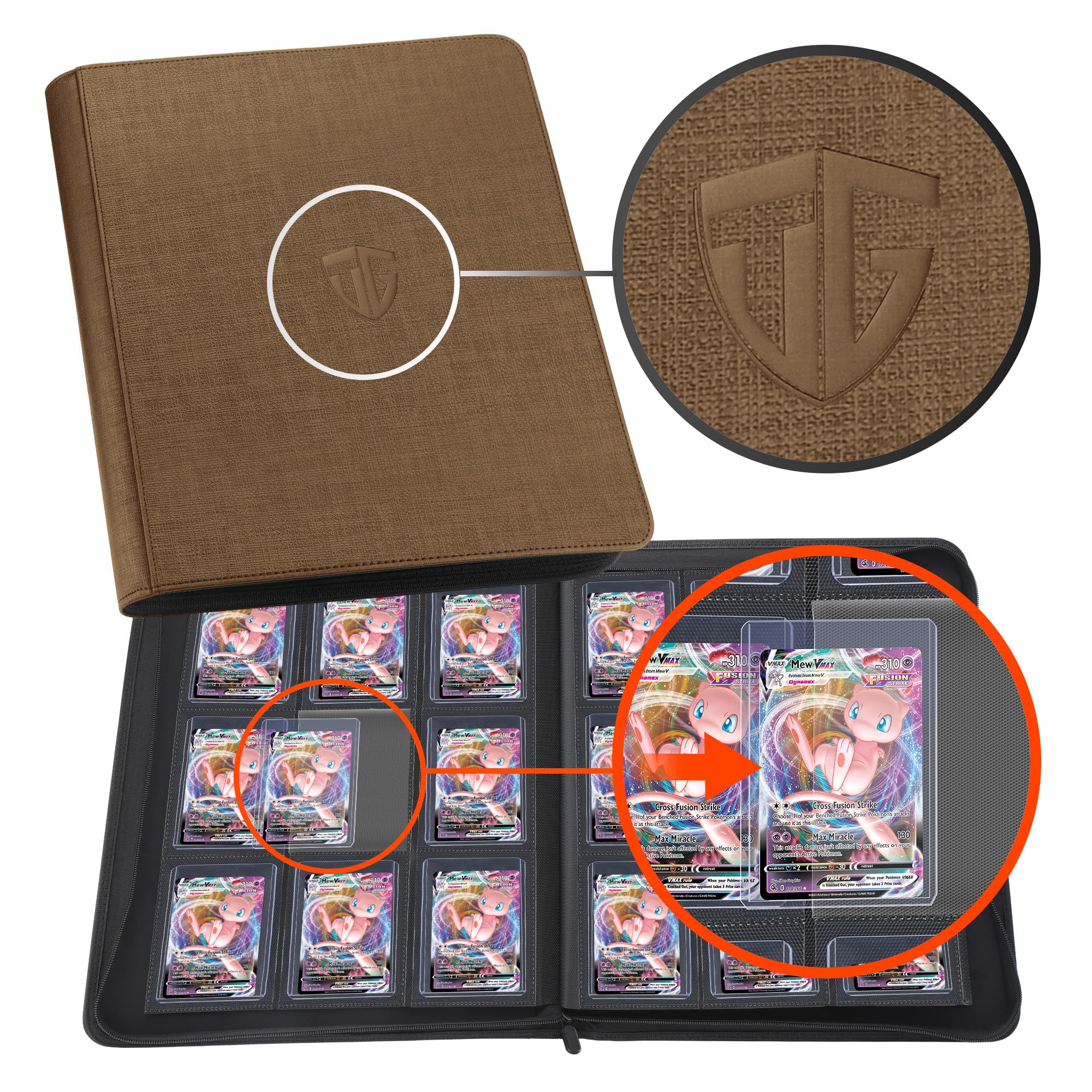 Tcguard Toploader - Album Carte Collezione 216 Toploader