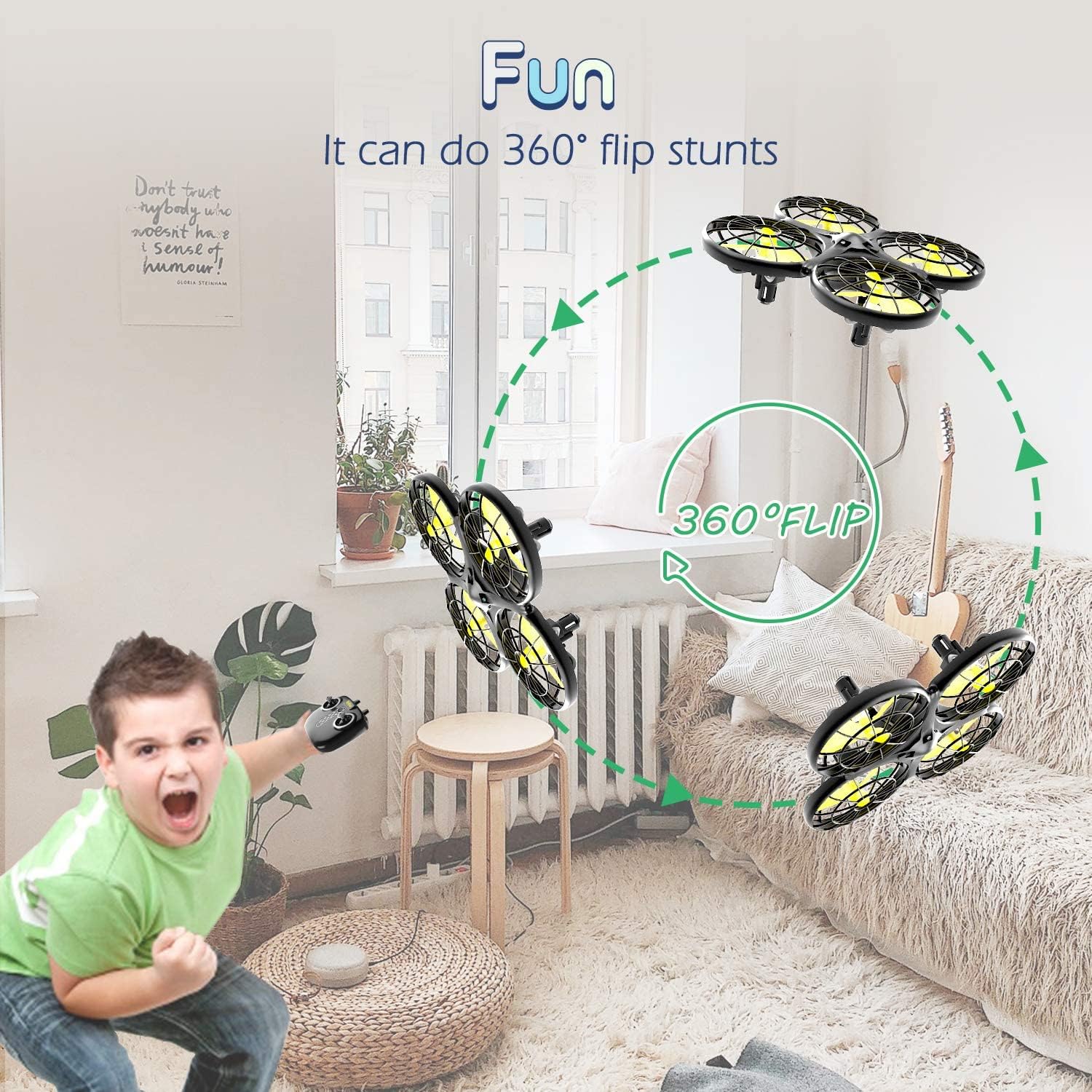 Loolinn Mini Drone per Bambini Anti-Collisione - immagine 7
