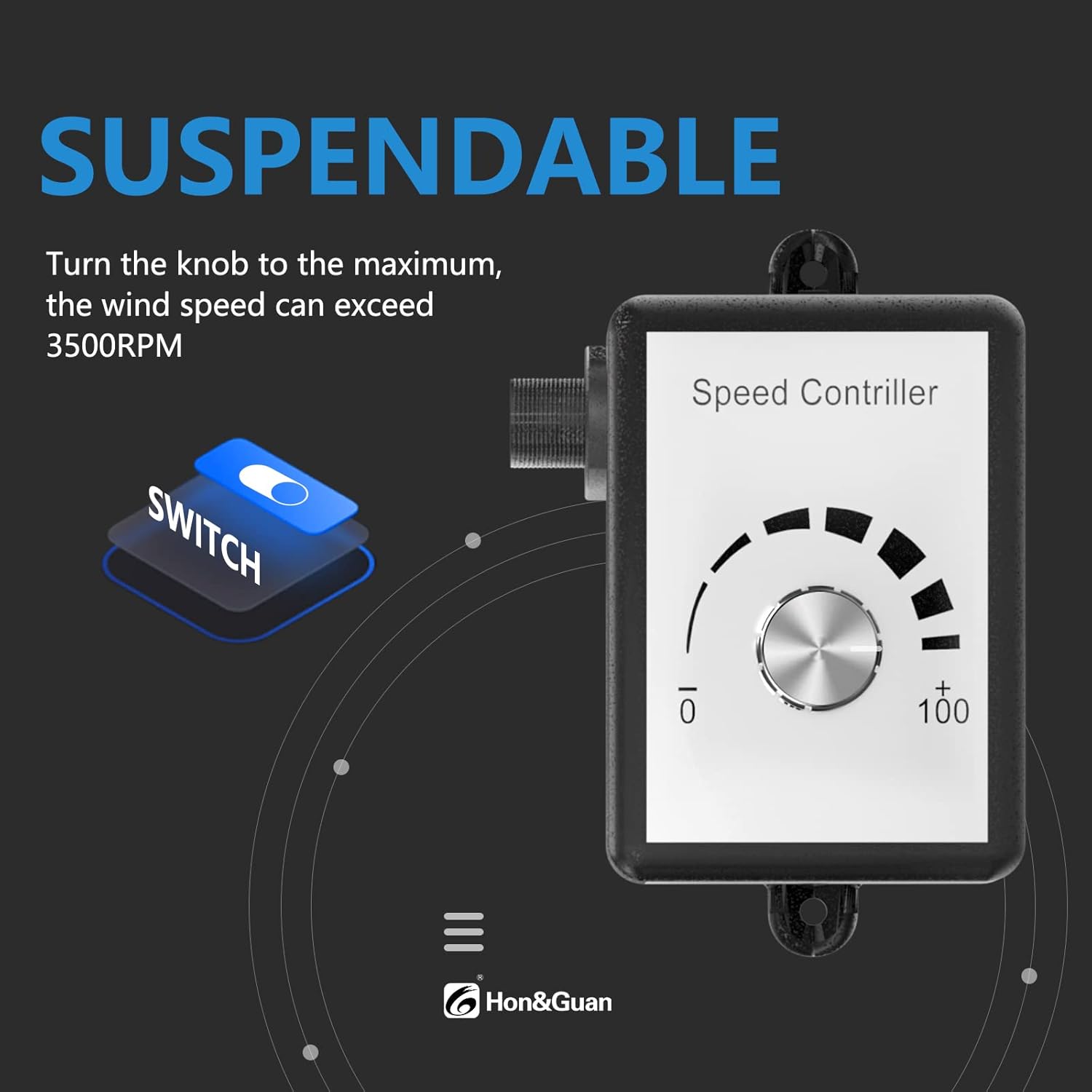 Hon&guan Ventola Estrazione 200mm Silenziosa - immagine 4