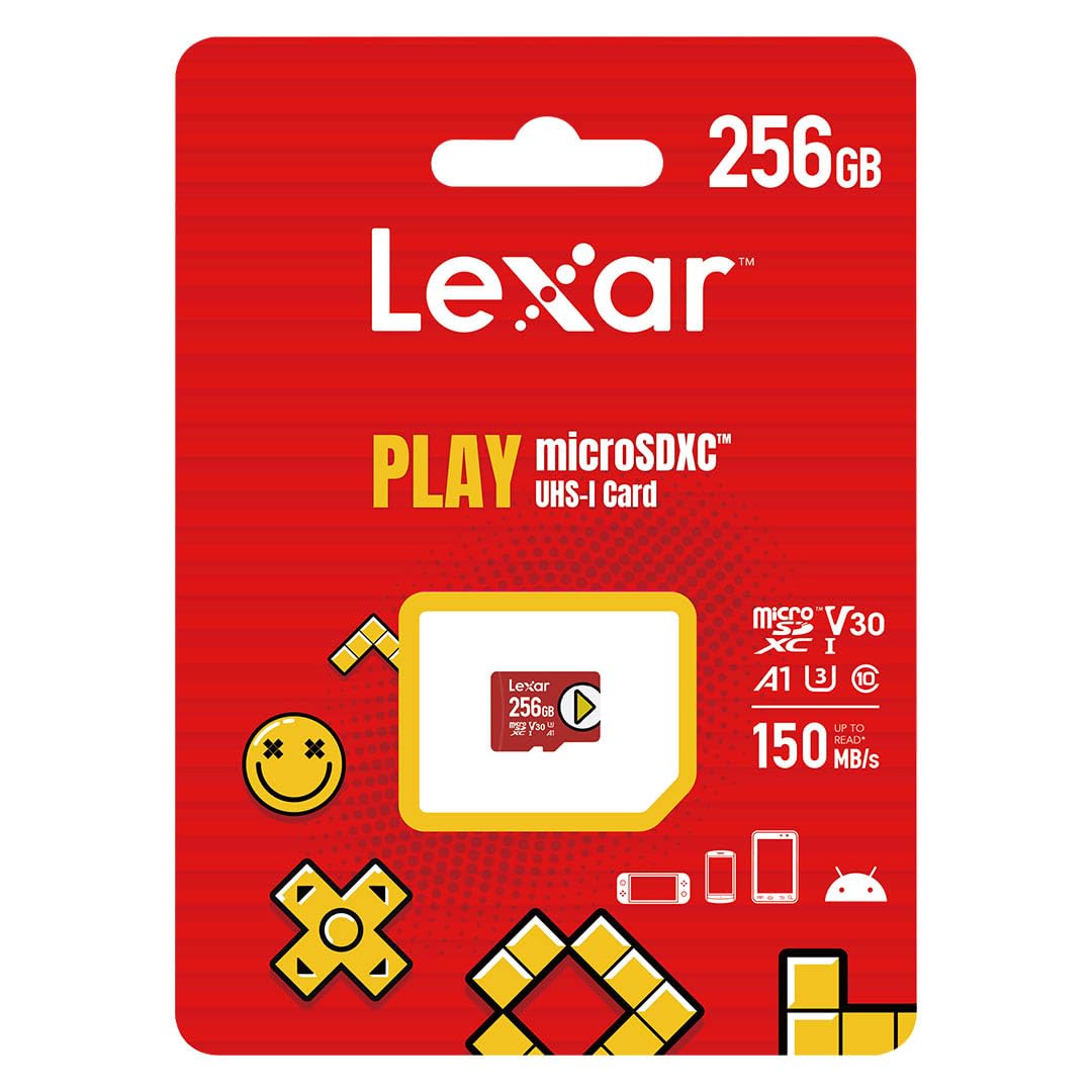LEXAR MICROSDXC CARD 256GB PLAY 1066X UHS-I U3 UP TO 150MB/S