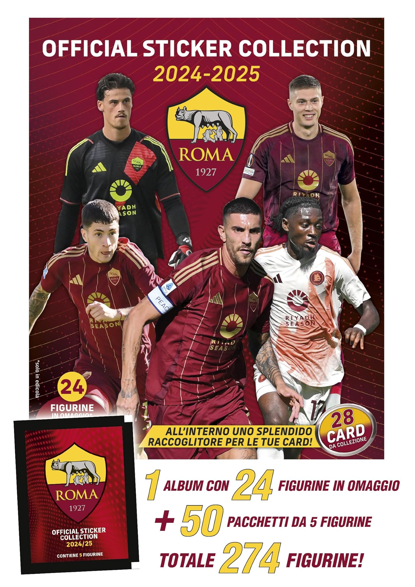 Euro Publishing Album Figurine Roma 2024-2025
