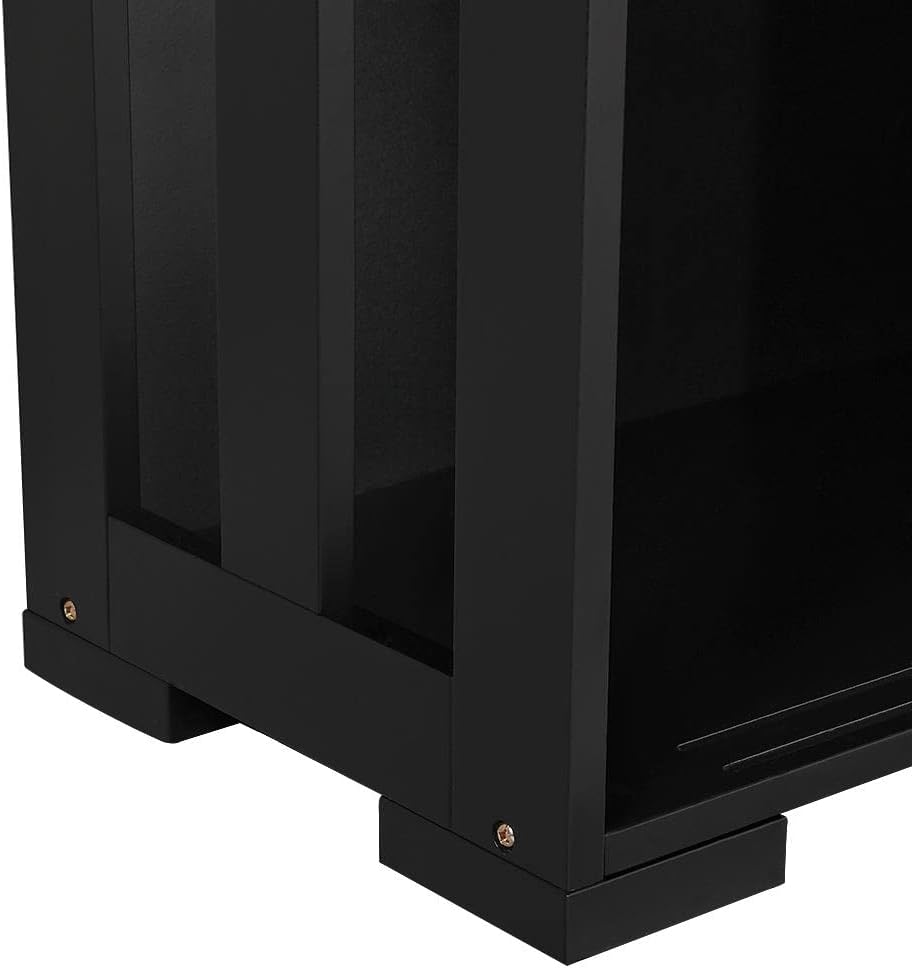 Yaheetech Credenza Mobile Cucina 106,7 x 33 x 63 cm, Nero - immagine 8