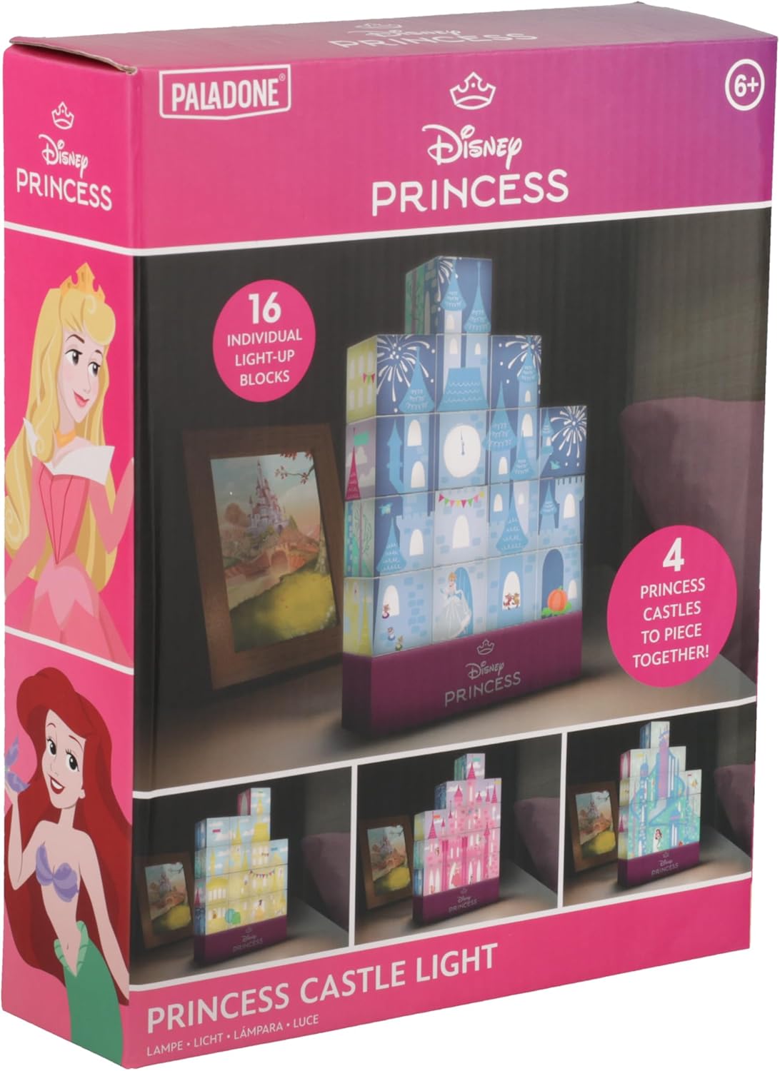 Paladone Lampada con Castello Principesse Disney - immagine 2