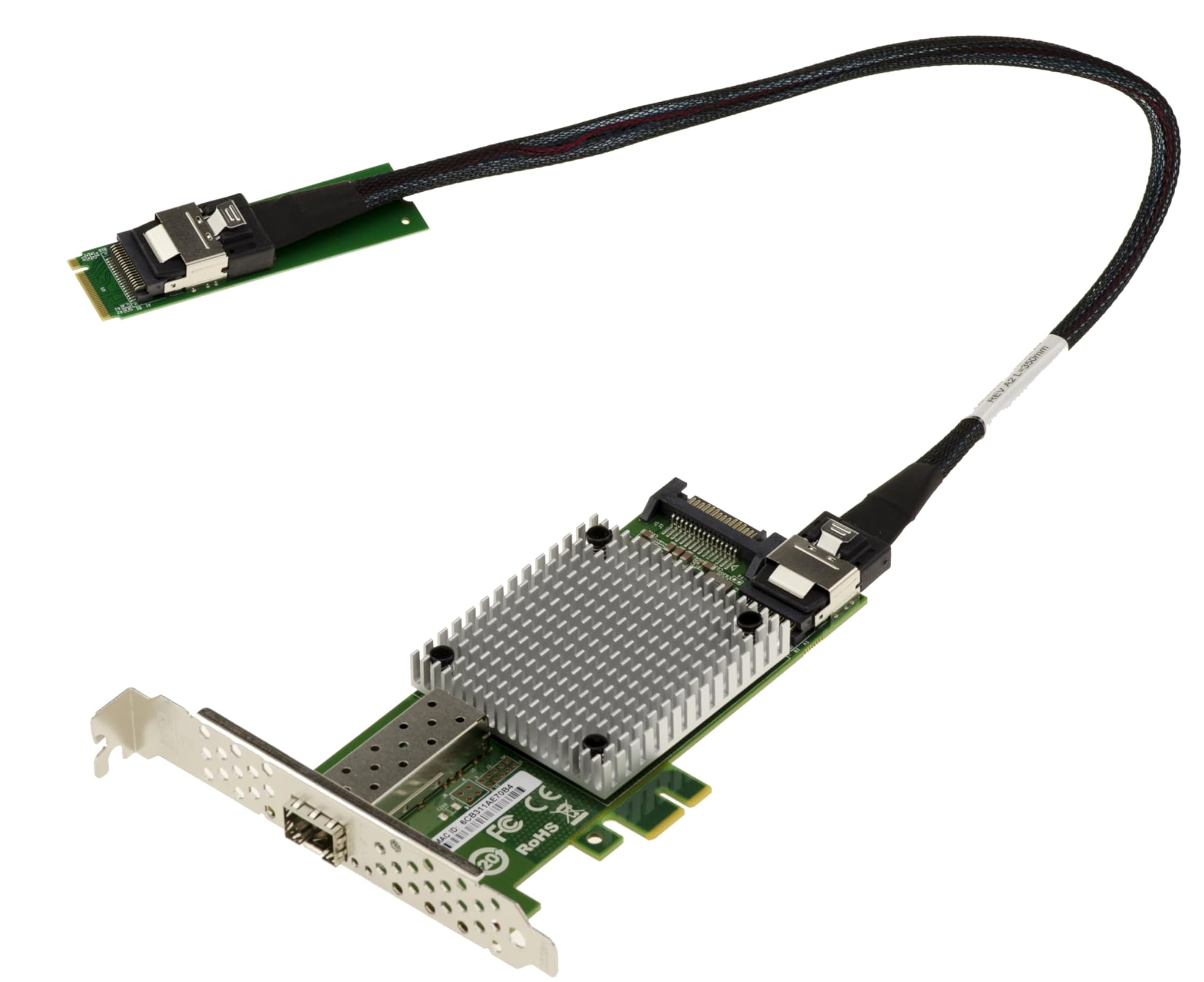 Kalea-informatique Scheda M2 Rete Fibra SFP+ 10G