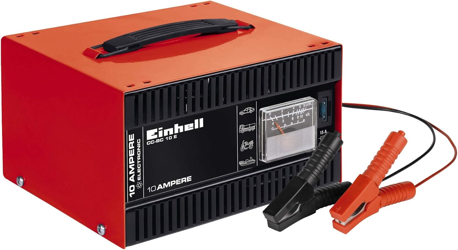 Einhell CC-BC 10 E Caricabatteria Auto 12V 10A - immagine 2