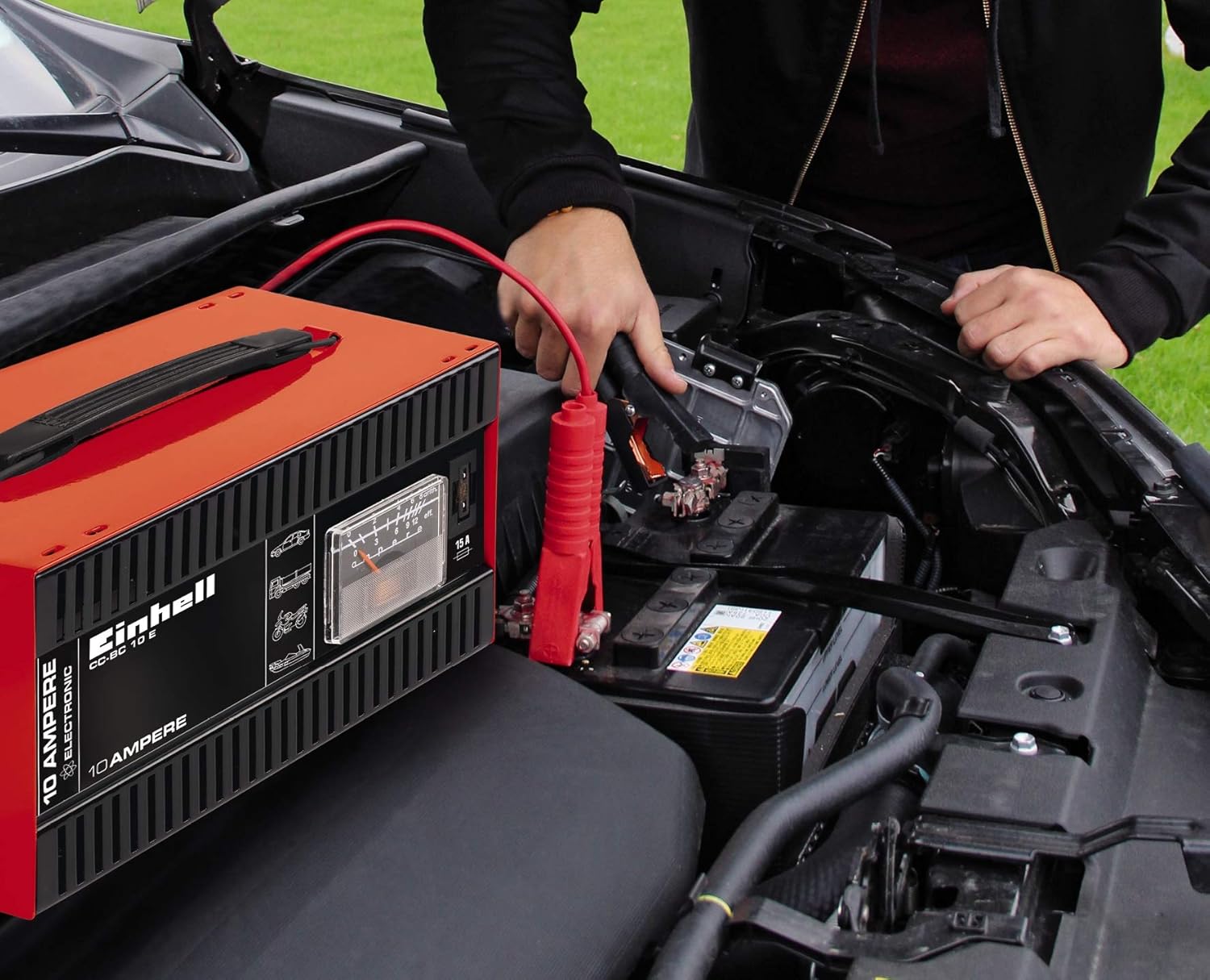 Einhell CC-BC 10 E Caricabatteria Auto 12V 10A - immagine 3