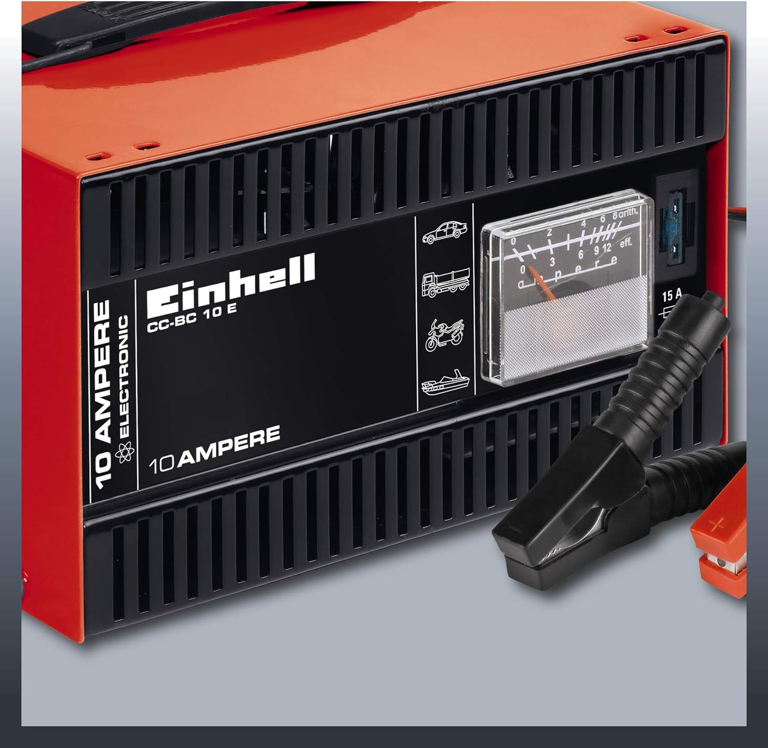 Einhell CC-BC 10 E Caricabatteria Auto 12V 10A - immagine 6