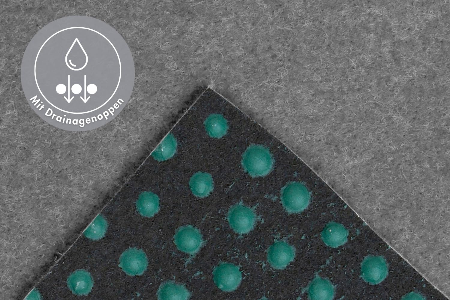 Andiamo Prato Artificiale Esterni 400x500cm, Grigio - immagine 3