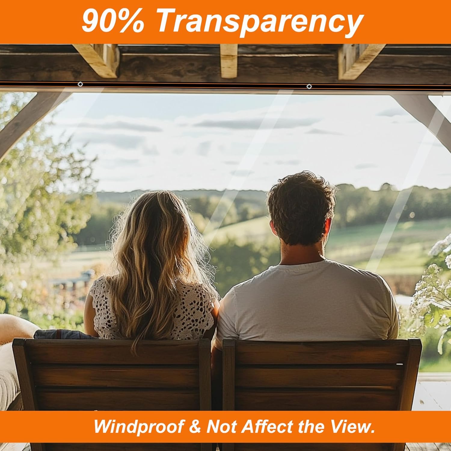 Begrit Telo Trasparente con Occhielli 3x4M - immagine 6