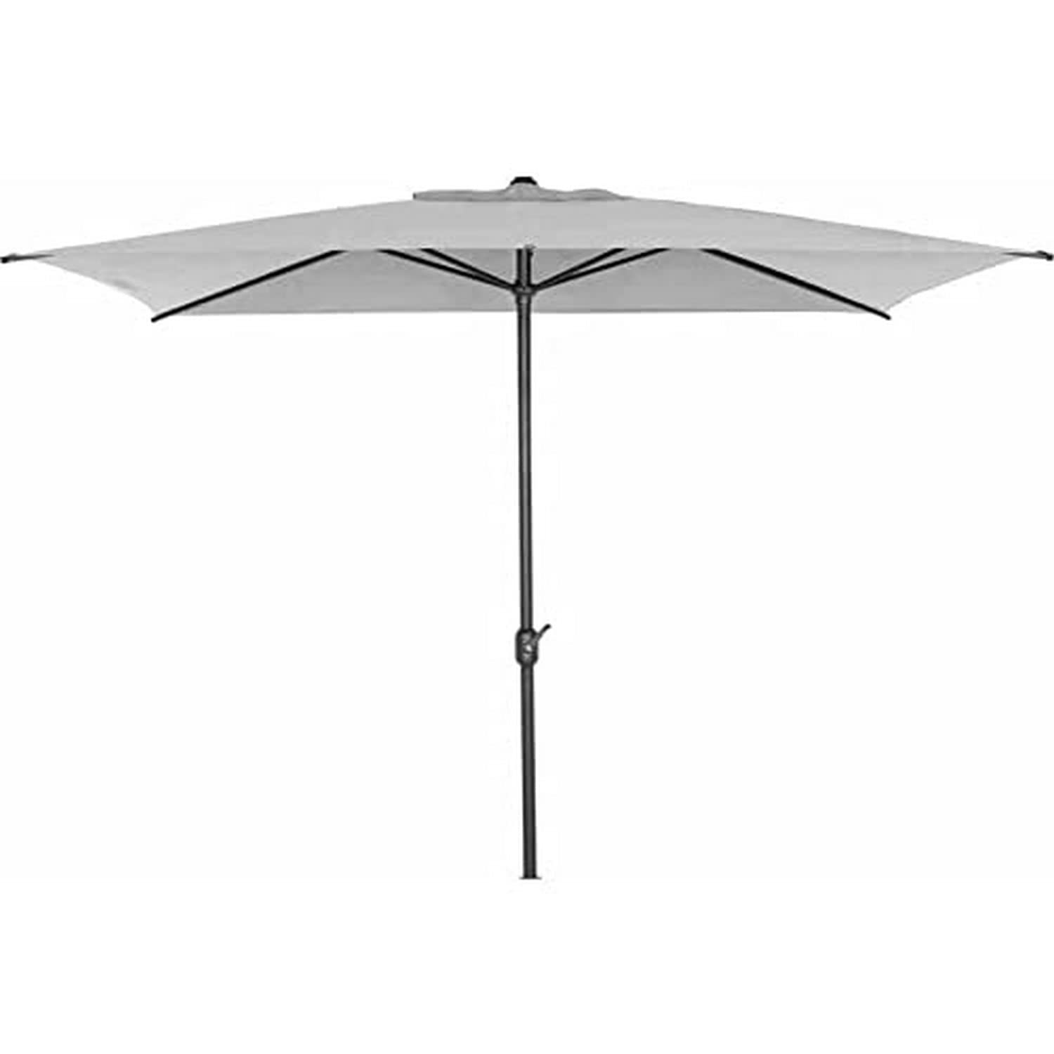 Froschkönig24 Isa Ombrellone 200 x 300 cm, antracite/pietra