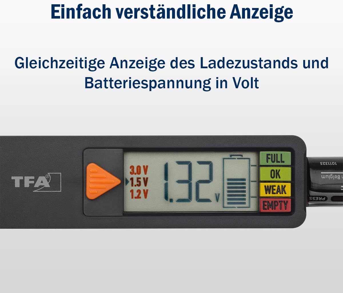 Tfa Dostmann BatteryCheck Tester per Batterie, Nero - immagine 3