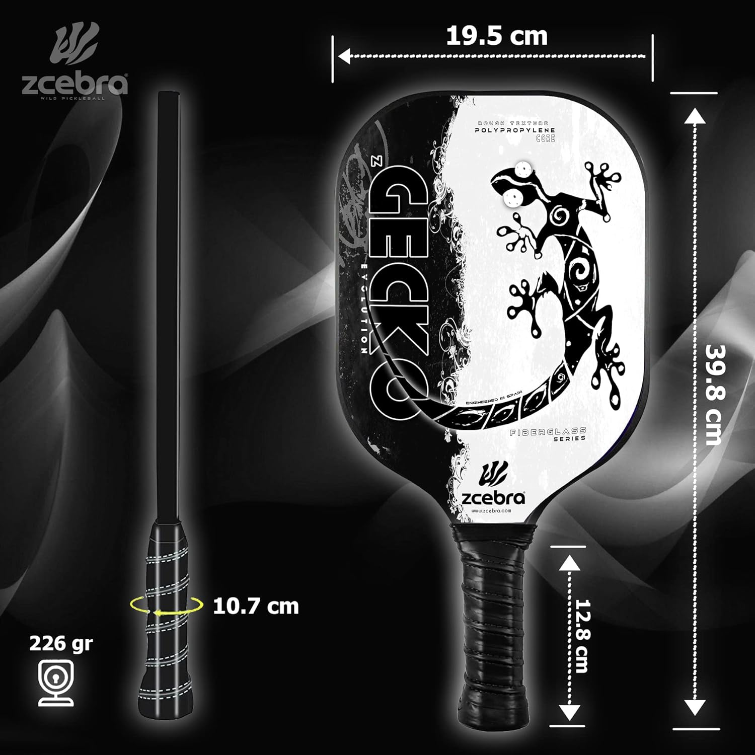 Zcebra Racchetta da Pickleball Composite - immagine 2