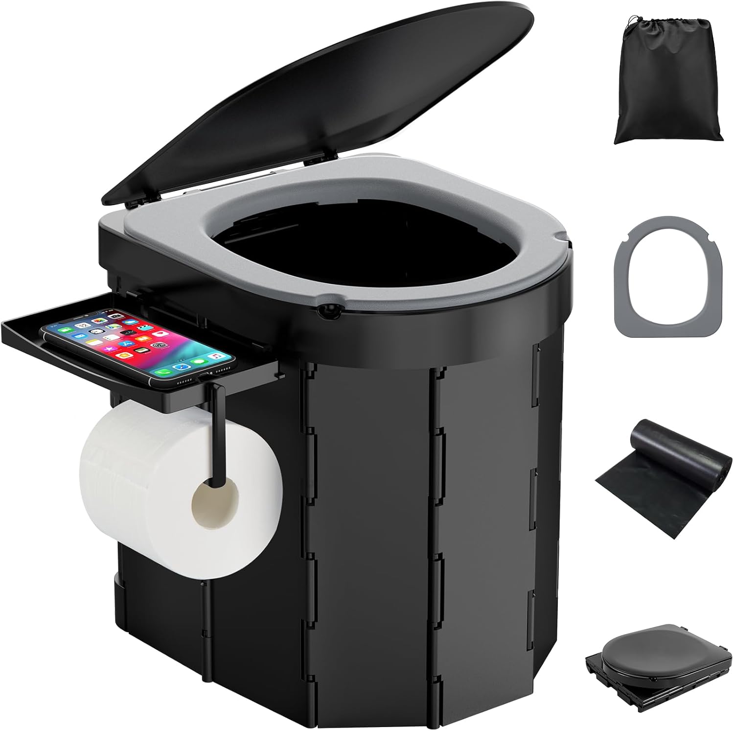 WADEO WC da Campeggio Portatile Pieghevole