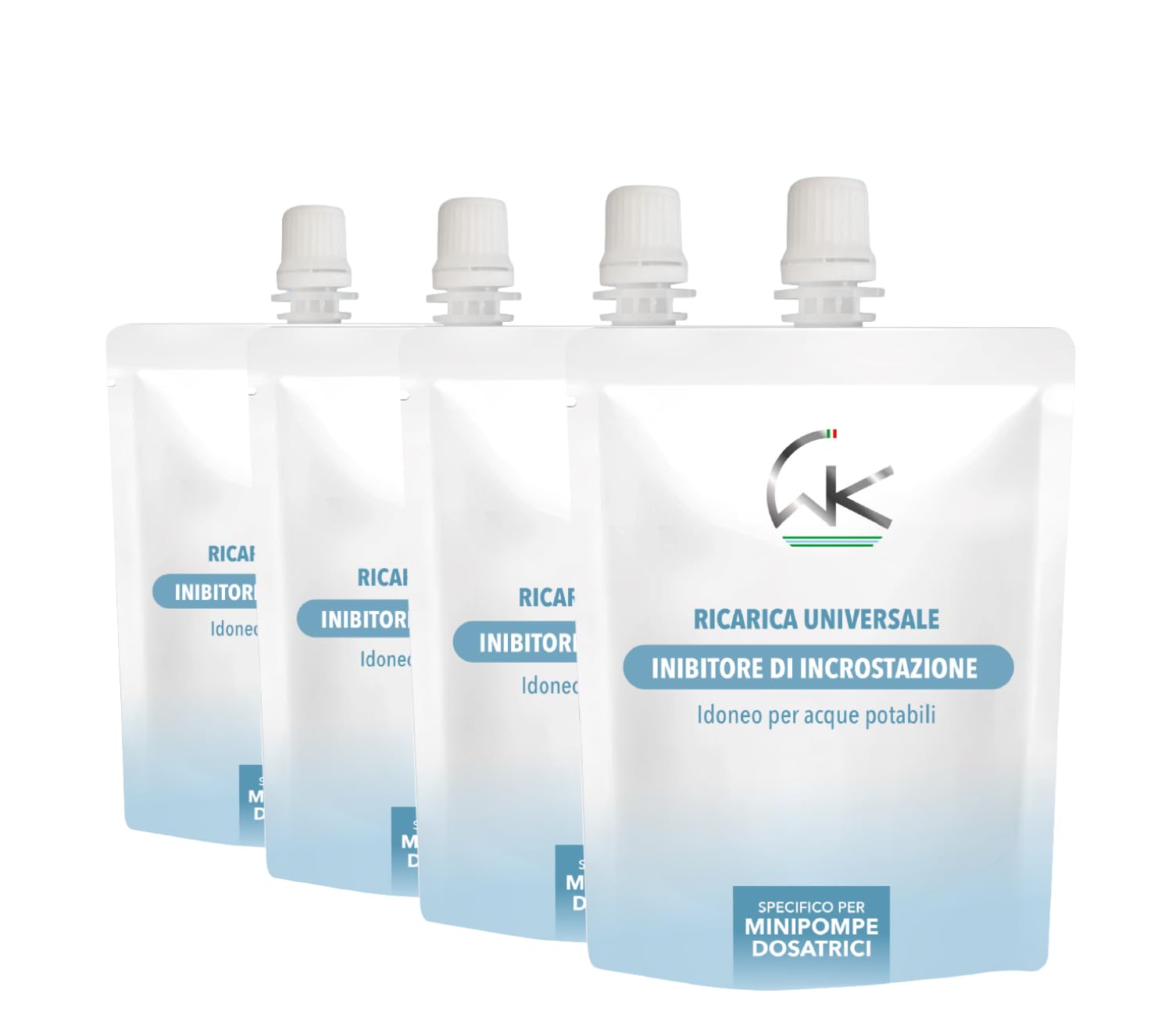 Wk Polifosfato Liquido per Caldaia (4 Sacchetti da 250g)