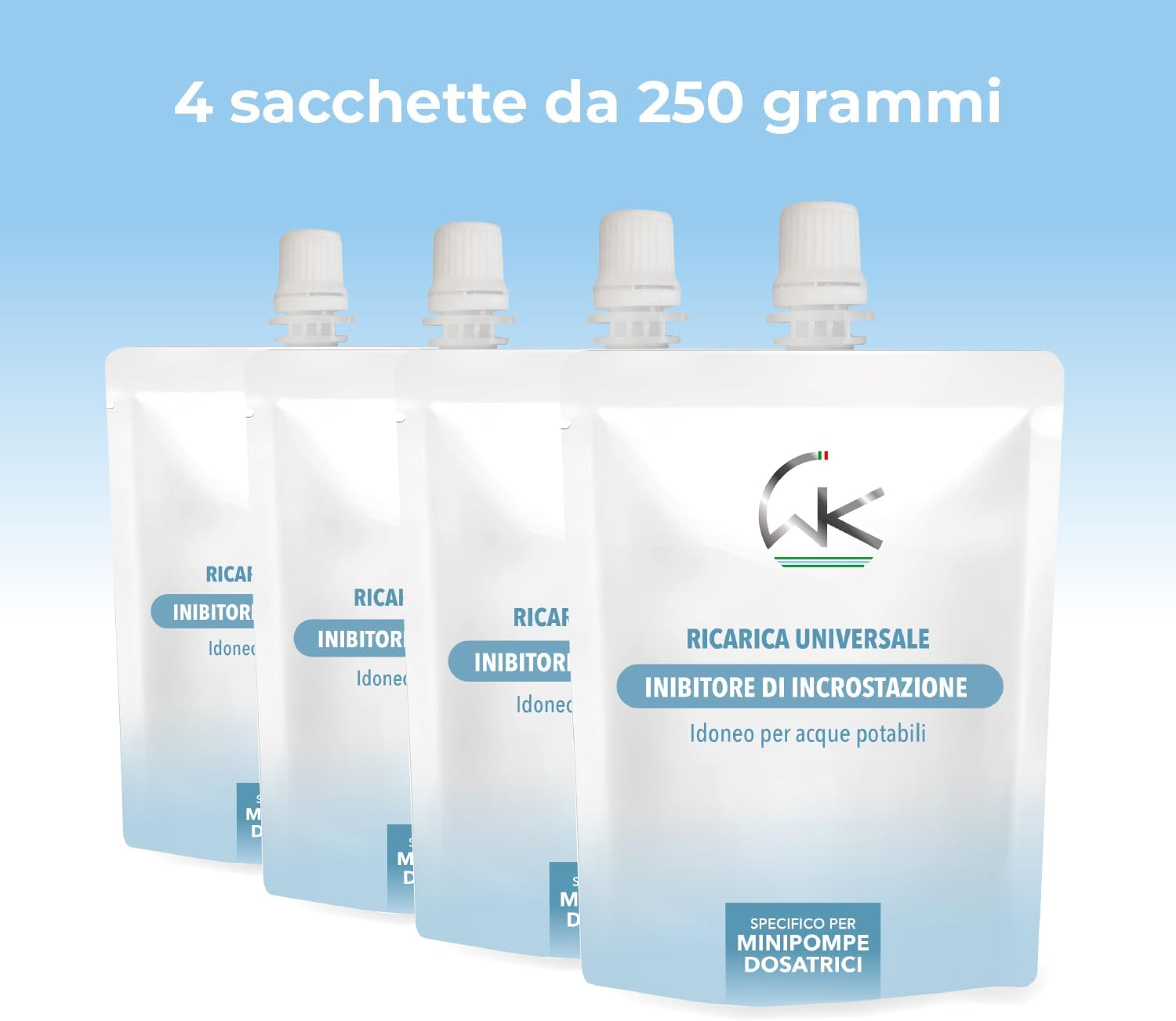 Wk Polifosfato Liquido per Caldaia (4 Sacchetti da 250g) - immagine 2