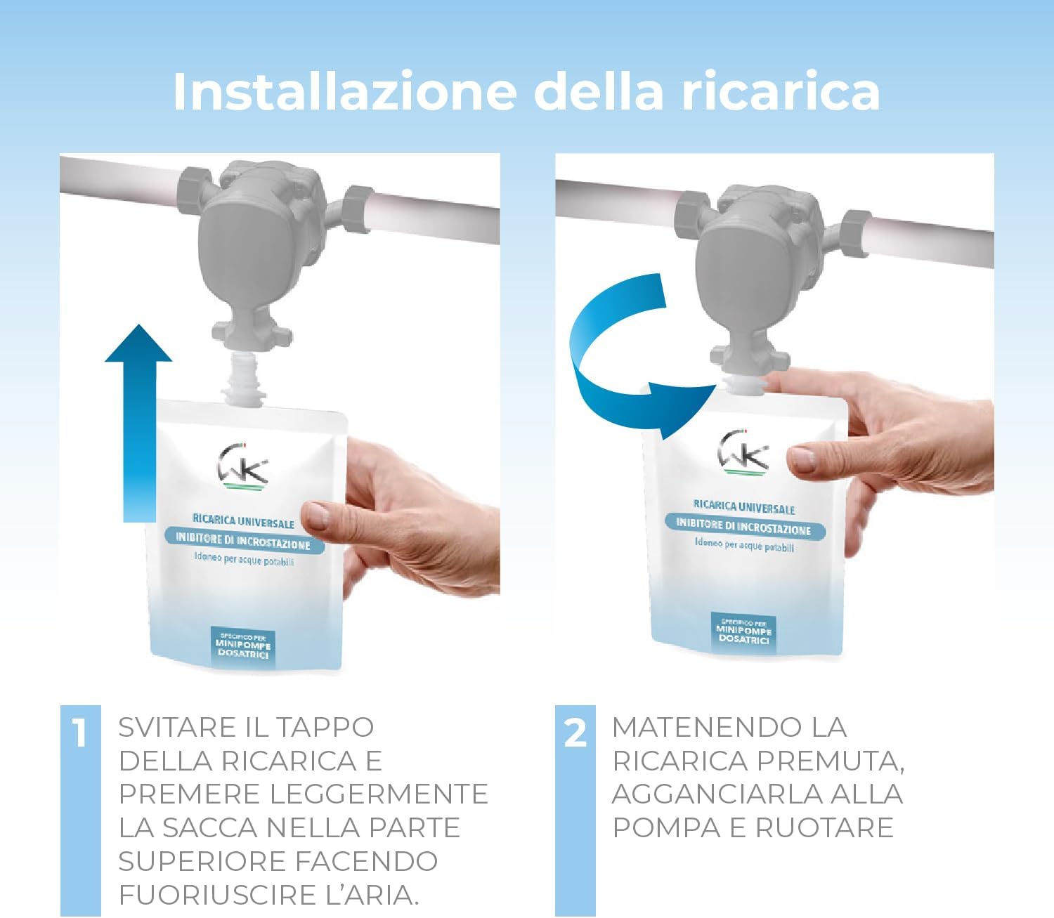 Wk Polifosfato Liquido per Caldaia (4 Sacchetti da 250g) - immagine 5