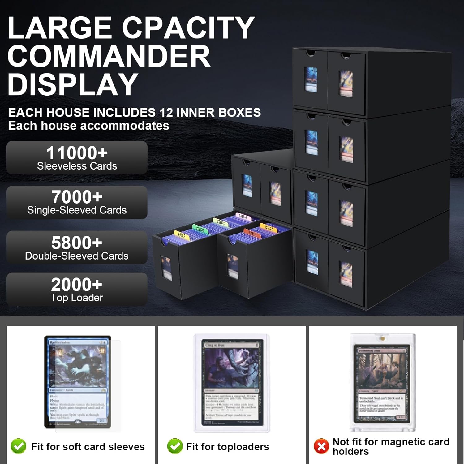 Deck Box per Carte Collezionabili 11000+ Toploader - immagine 2