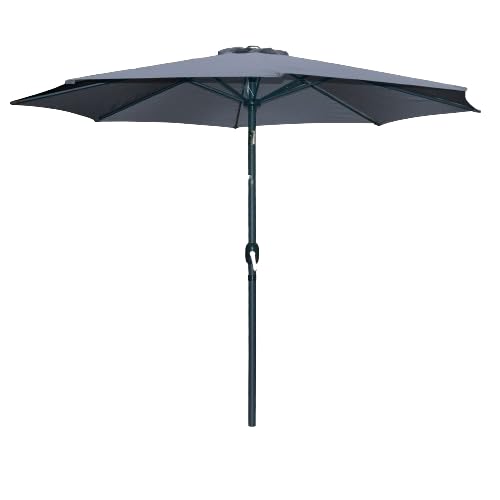 Urban Living OMBRELLONE SUNNYDAYS Diam. 300cm, Grigio Antracite