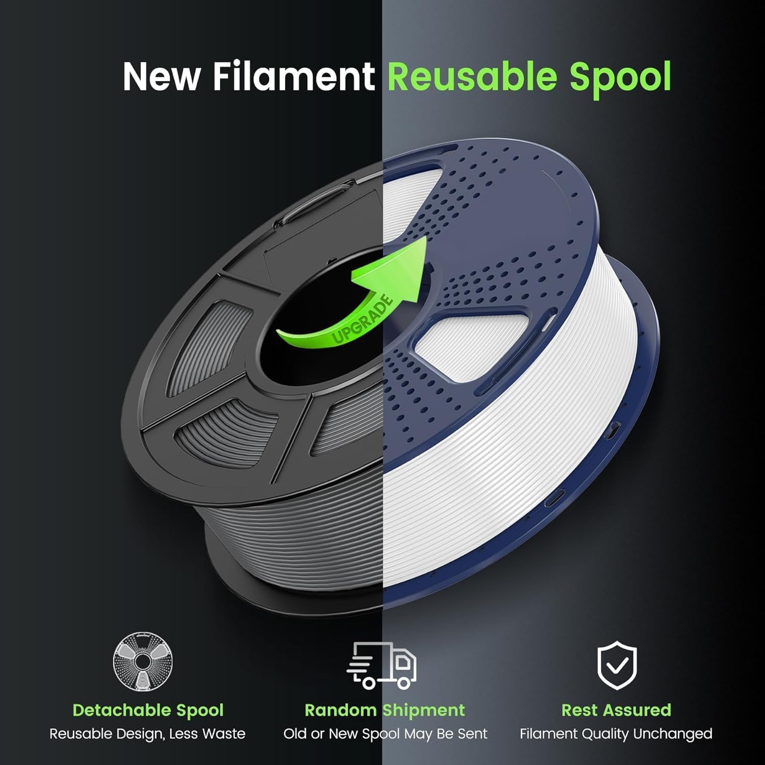 Sunlu Filamento PLA Alta Velocità 1.75mm 10KG - immagine 7