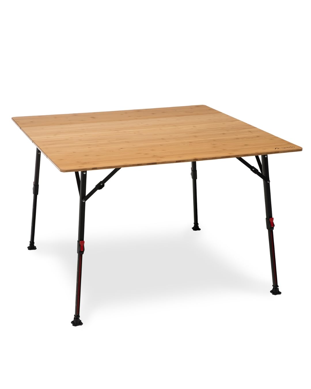 Qeedo Kimmy L - Tavolo da Campeggio in Bambù 110x110cm