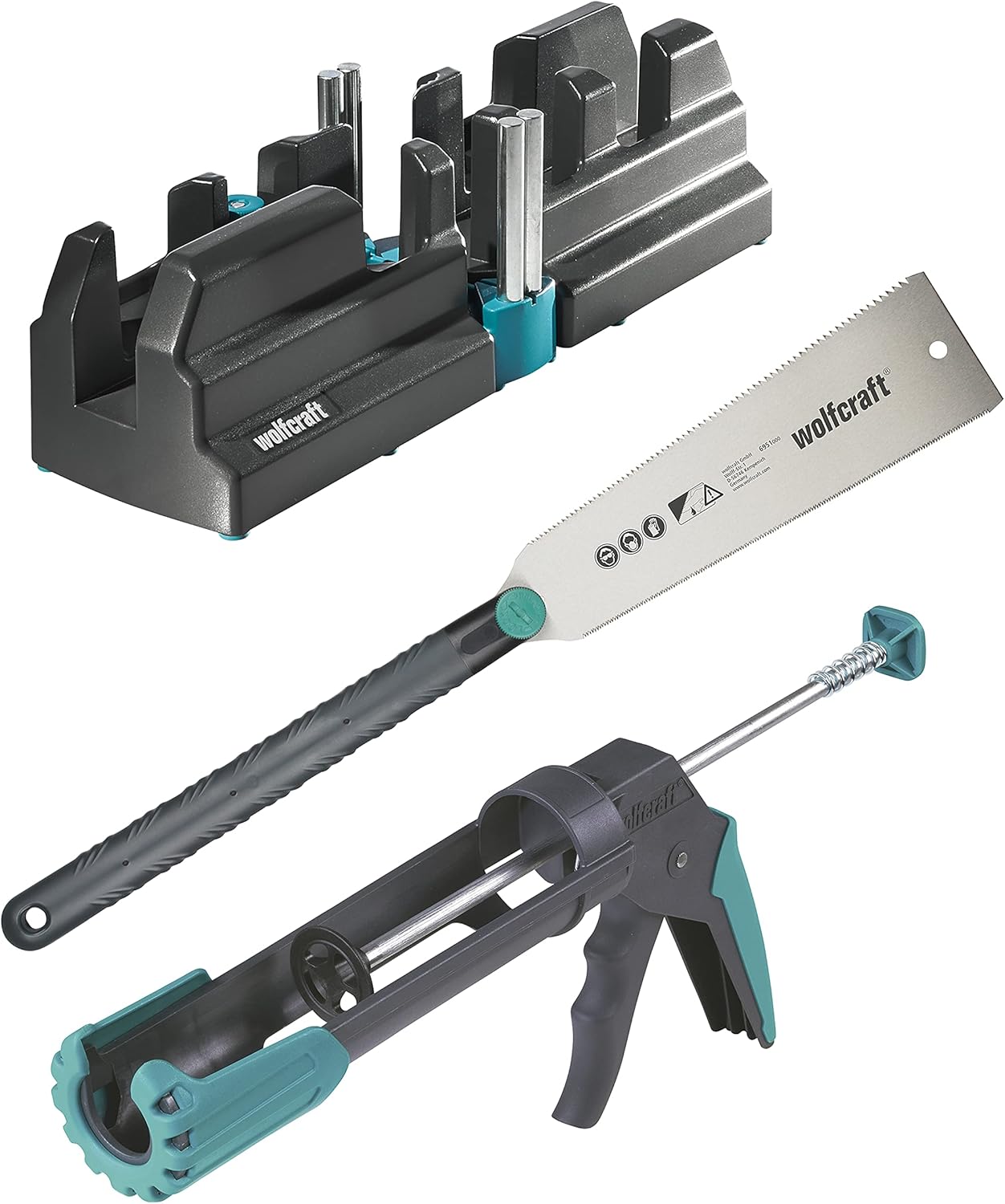 WOLFCRAFT Kit Fissaggio Battiscopa 6977000 - immagine 1