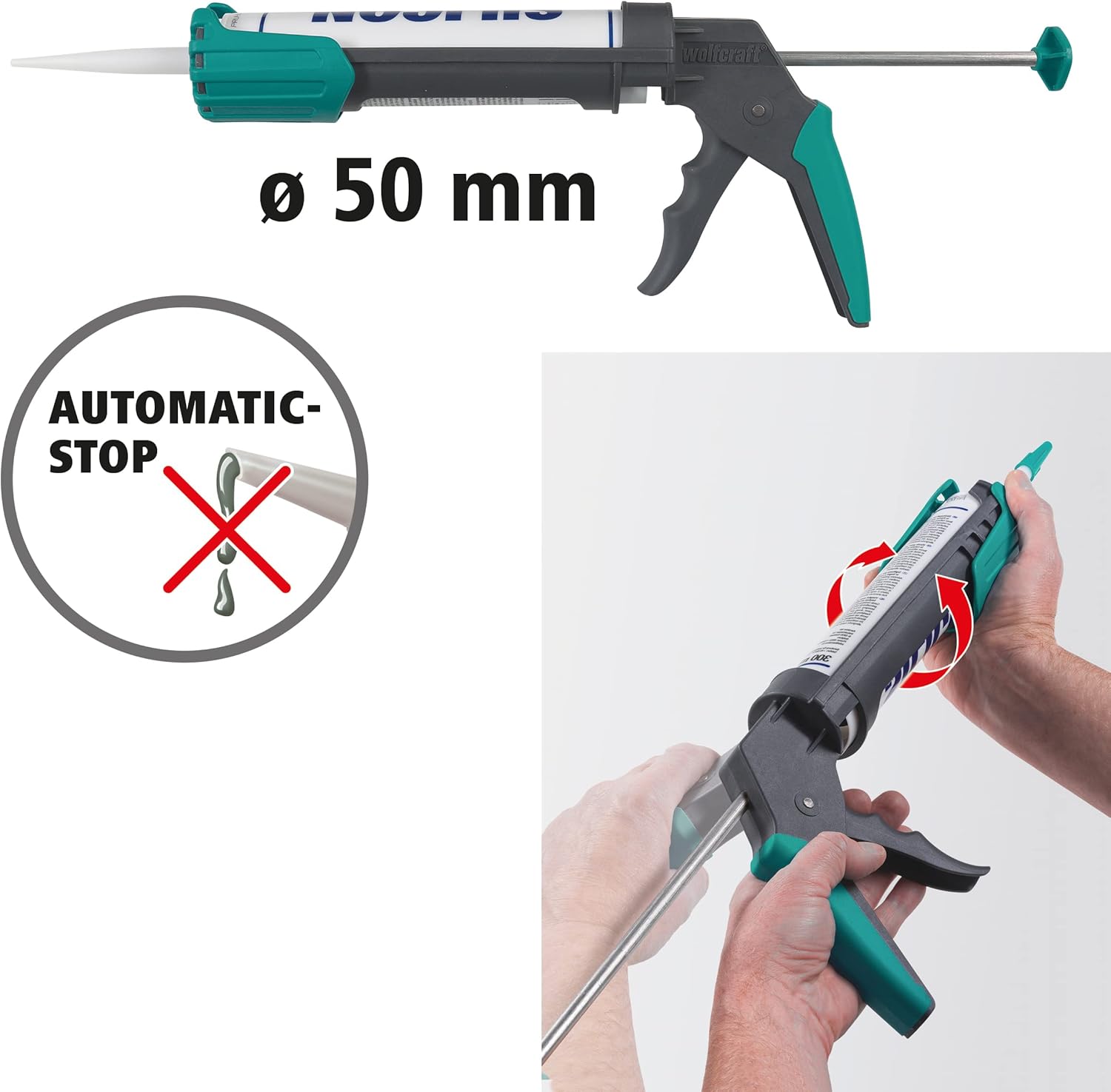 WOLFCRAFT Kit Fissaggio Battiscopa 6977000 - immagine 3