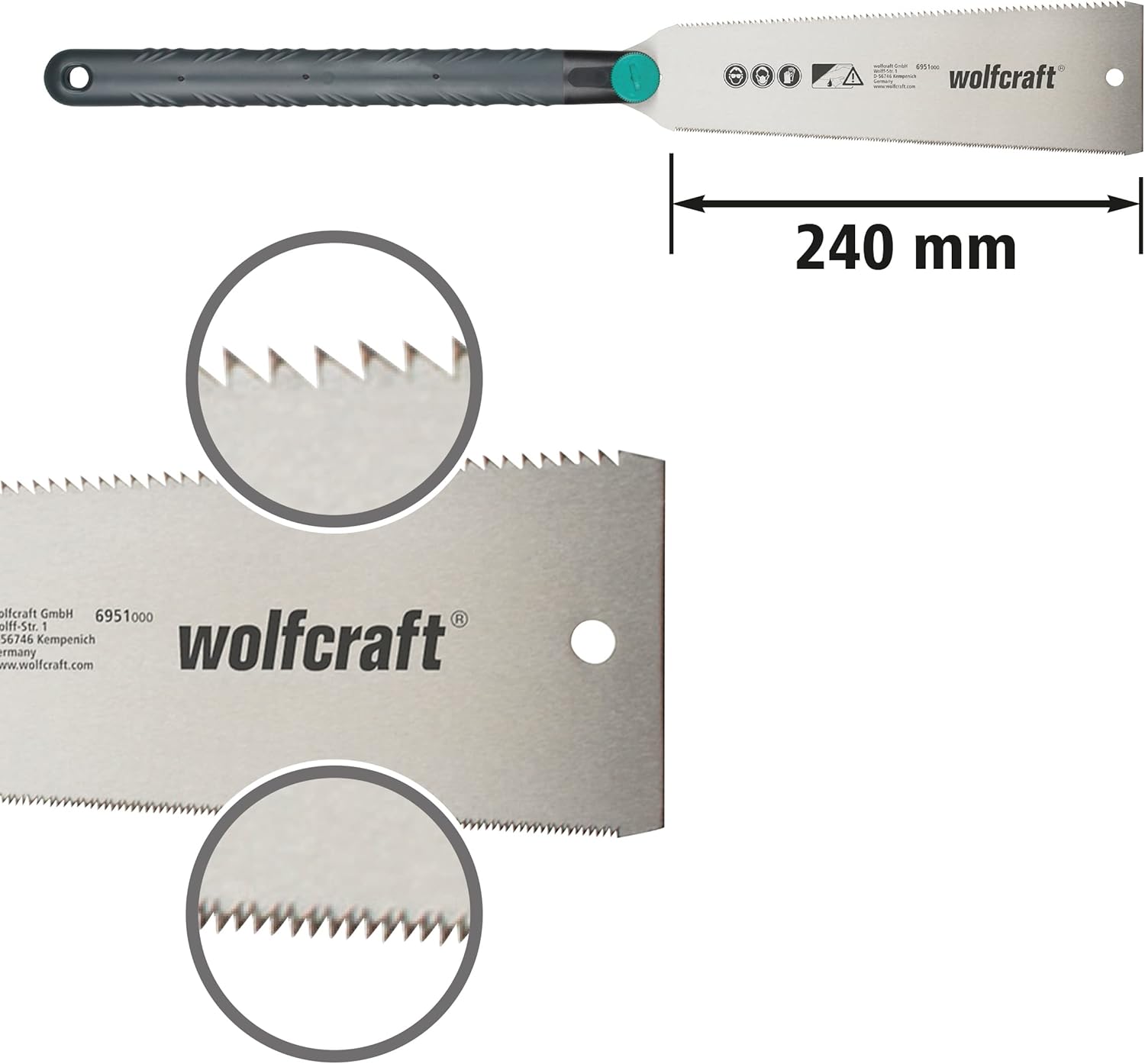 WOLFCRAFT Kit Fissaggio Battiscopa 6977000 - immagine 4