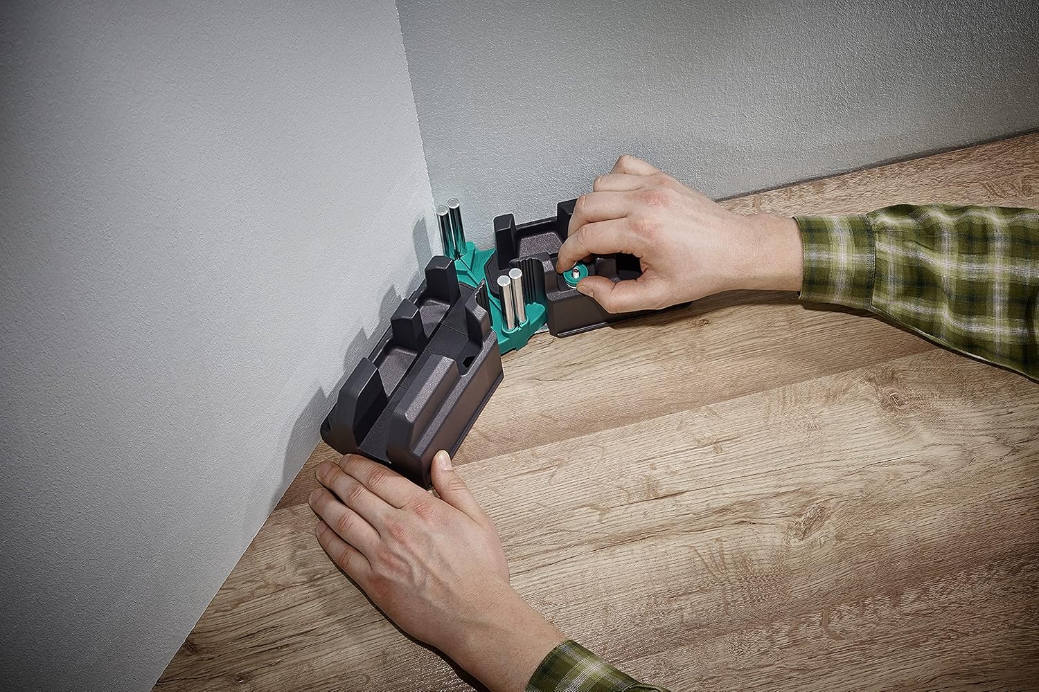 WOLFCRAFT Kit Fissaggio Battiscopa 6977000 - immagine 5