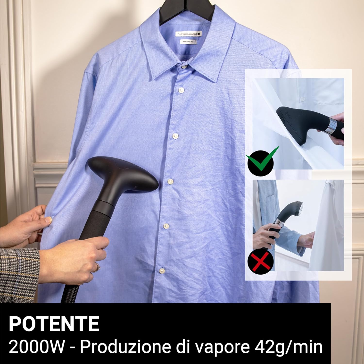 Steamone Stilys SY70SB - Steamer Professionale 1500W - immagine 3