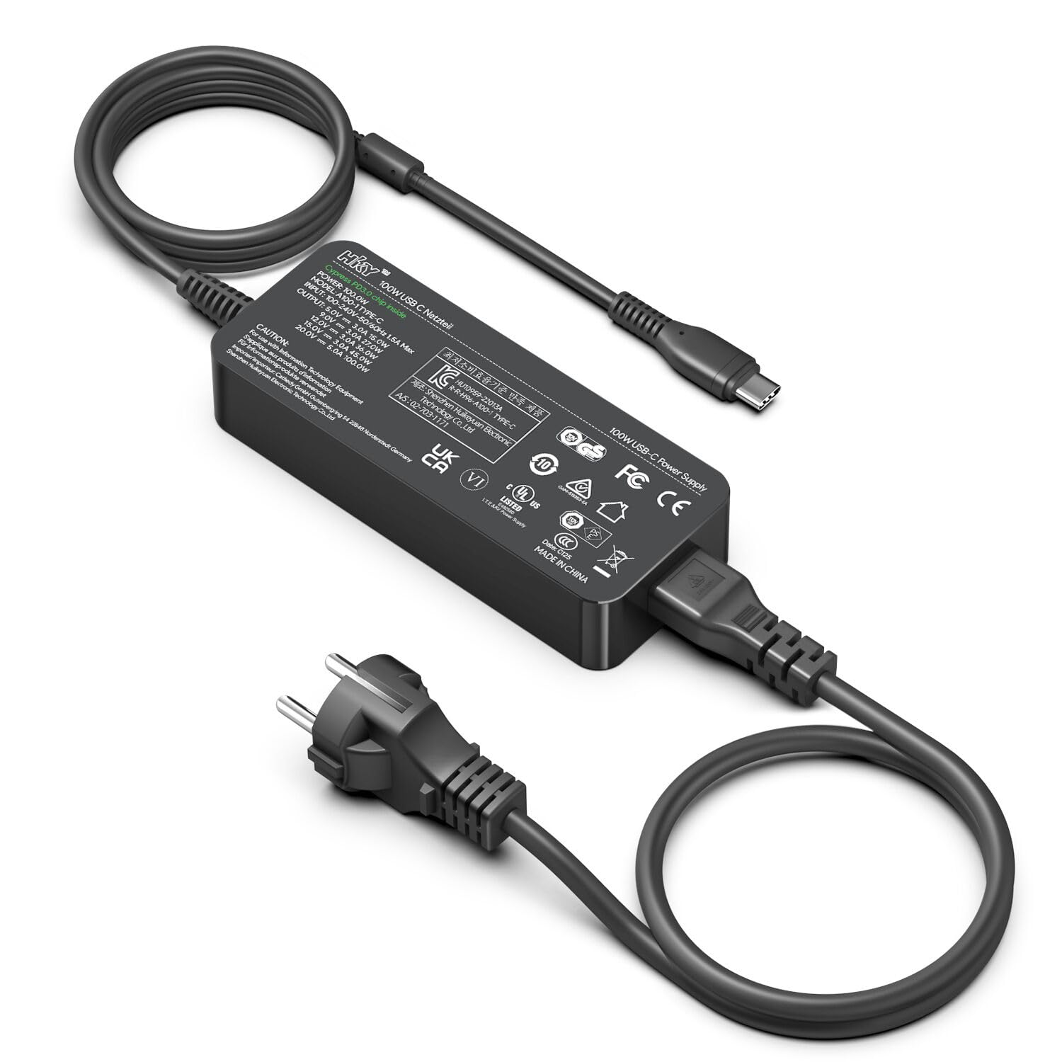 Hky Alimentatore USB C 100W per MSI Prestige 16 Evo