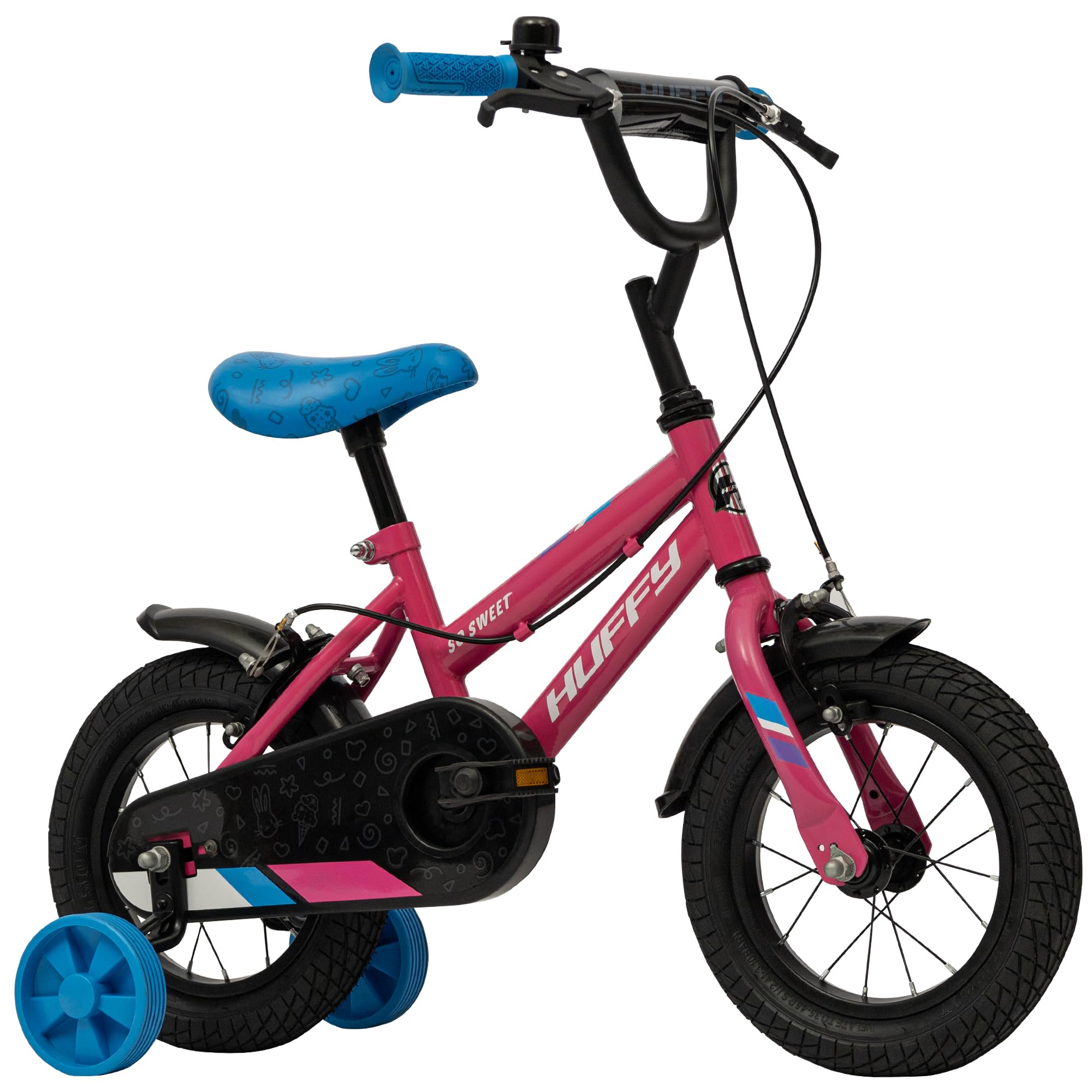 Huffy Bicicletta da bambina So Sweet da 12 pollici, età 3-5 anni, rosa