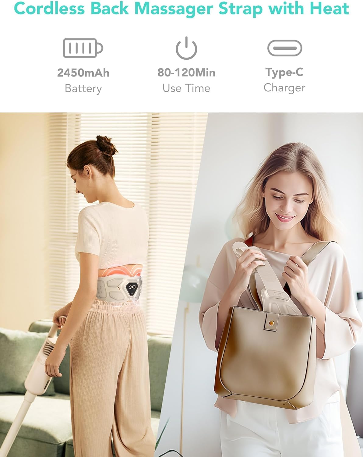 SKG W9 massaggiatore per vita - immagine 6