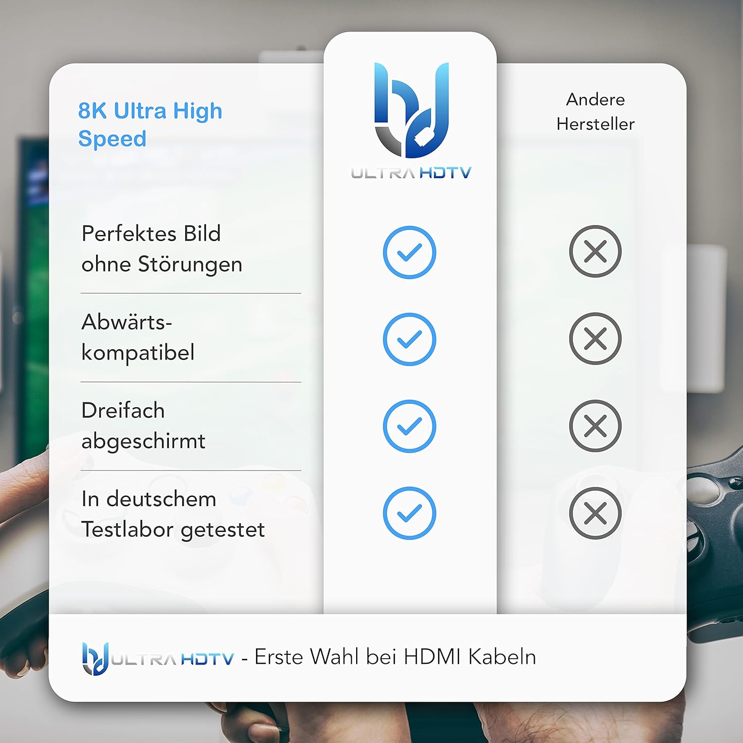 Cavo HDMI Ultra Hdtv 8K 25m - immagine 4