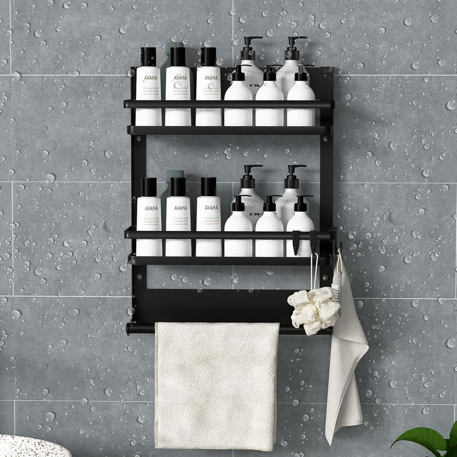 DUNSOO Porta Spezie per Frigorifero, Nero - immagine 3