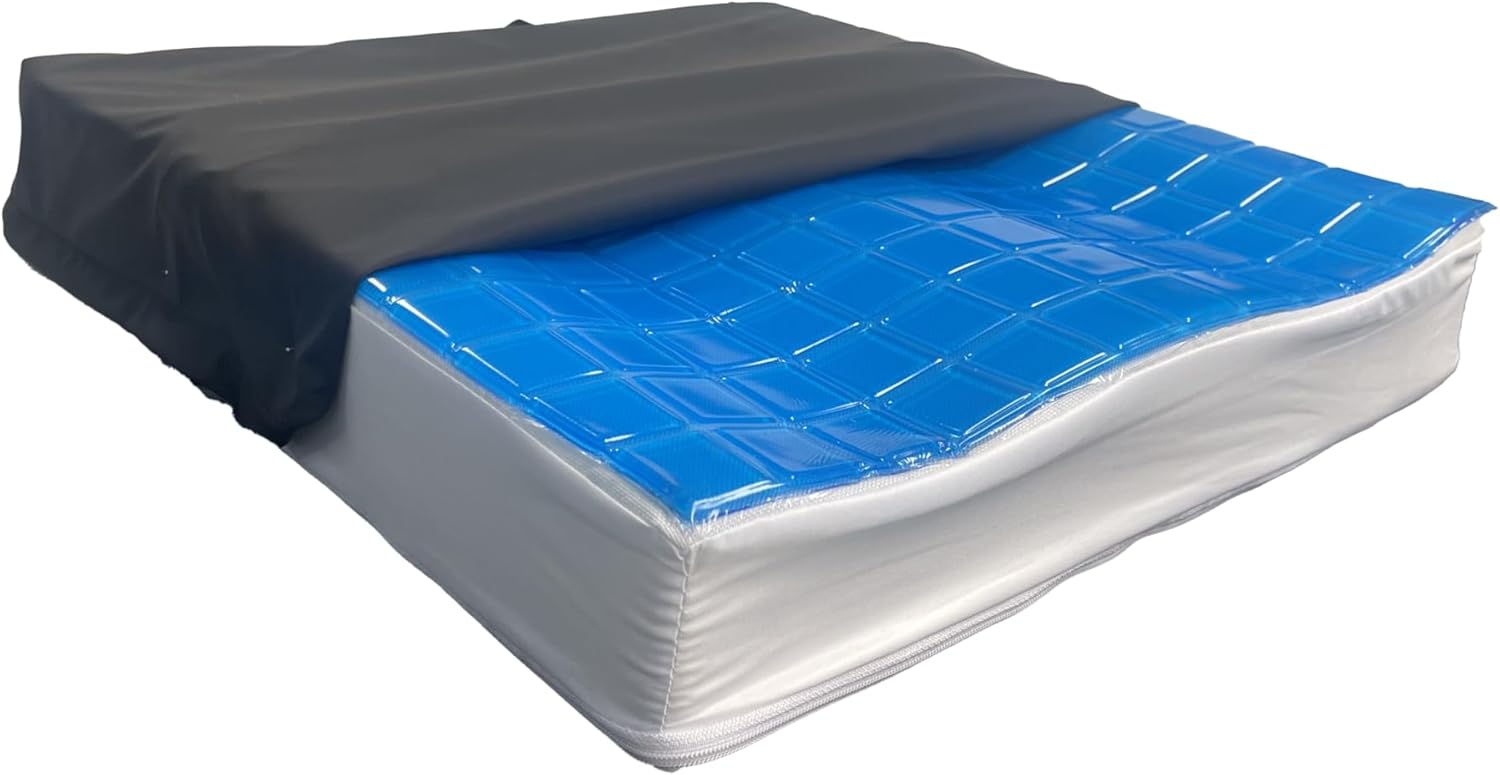 Cuscino Antidecubito Viscoelastico con Gel Anatomico - immagine 1