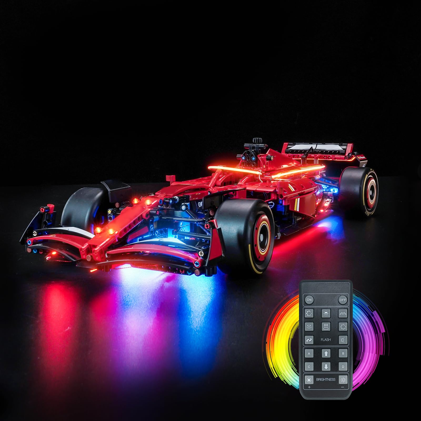 Kit Luce LED per Lego 42207 Ferrari SF-24 F1 Car