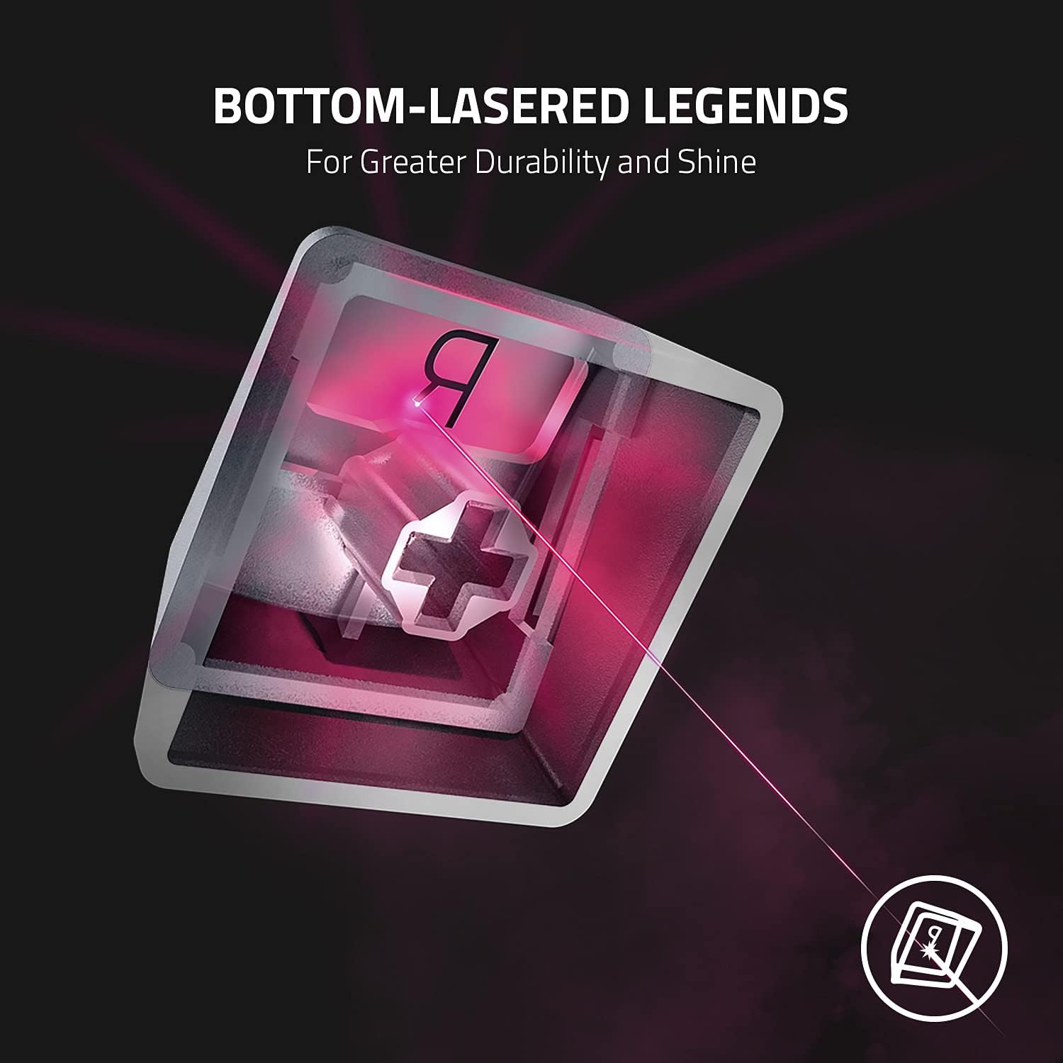 Razer Phantom Keycap Upgrade Set - Bianco - immagine 4