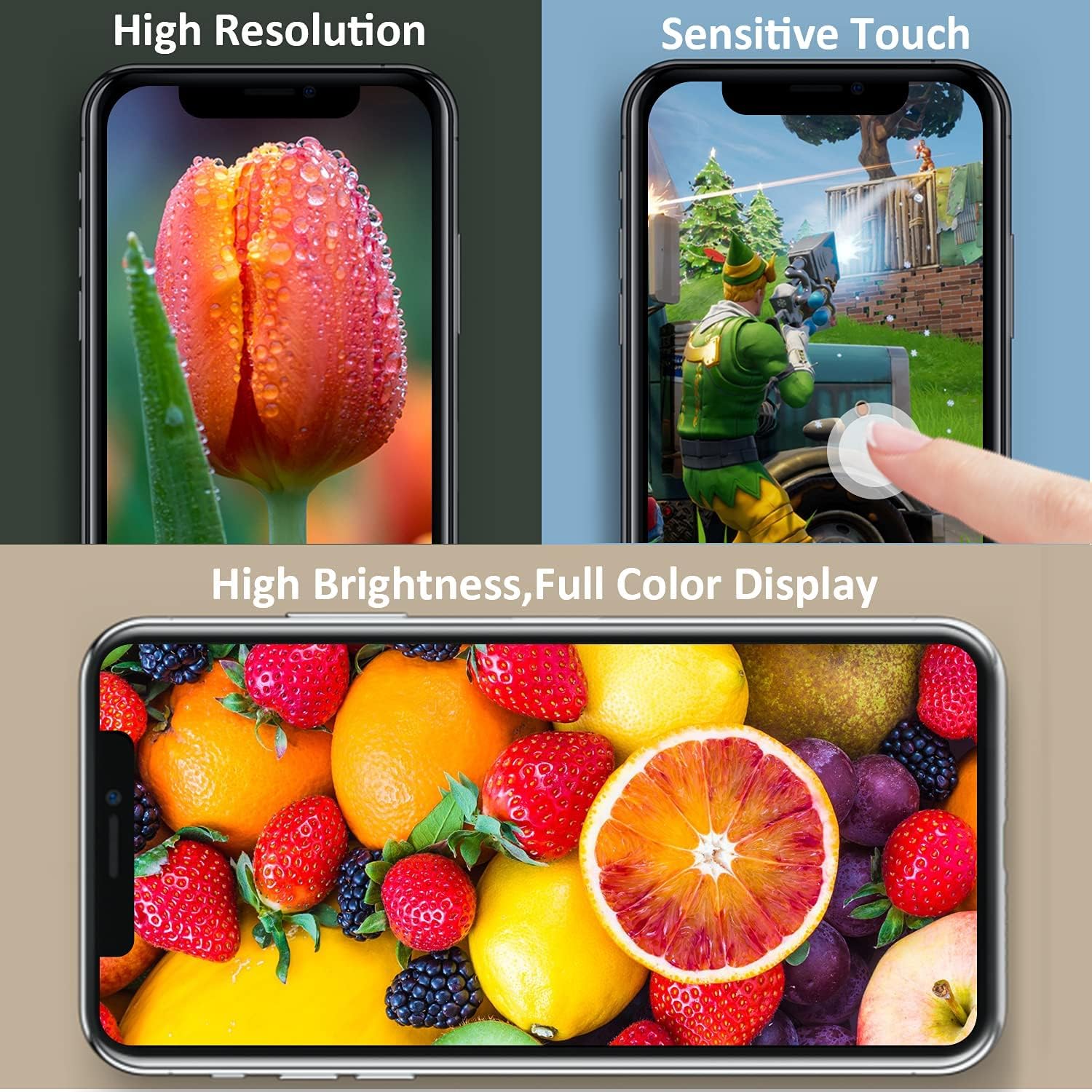 Brinonac Schermo LCD 6,1" per iPhone 11 - immagine 3