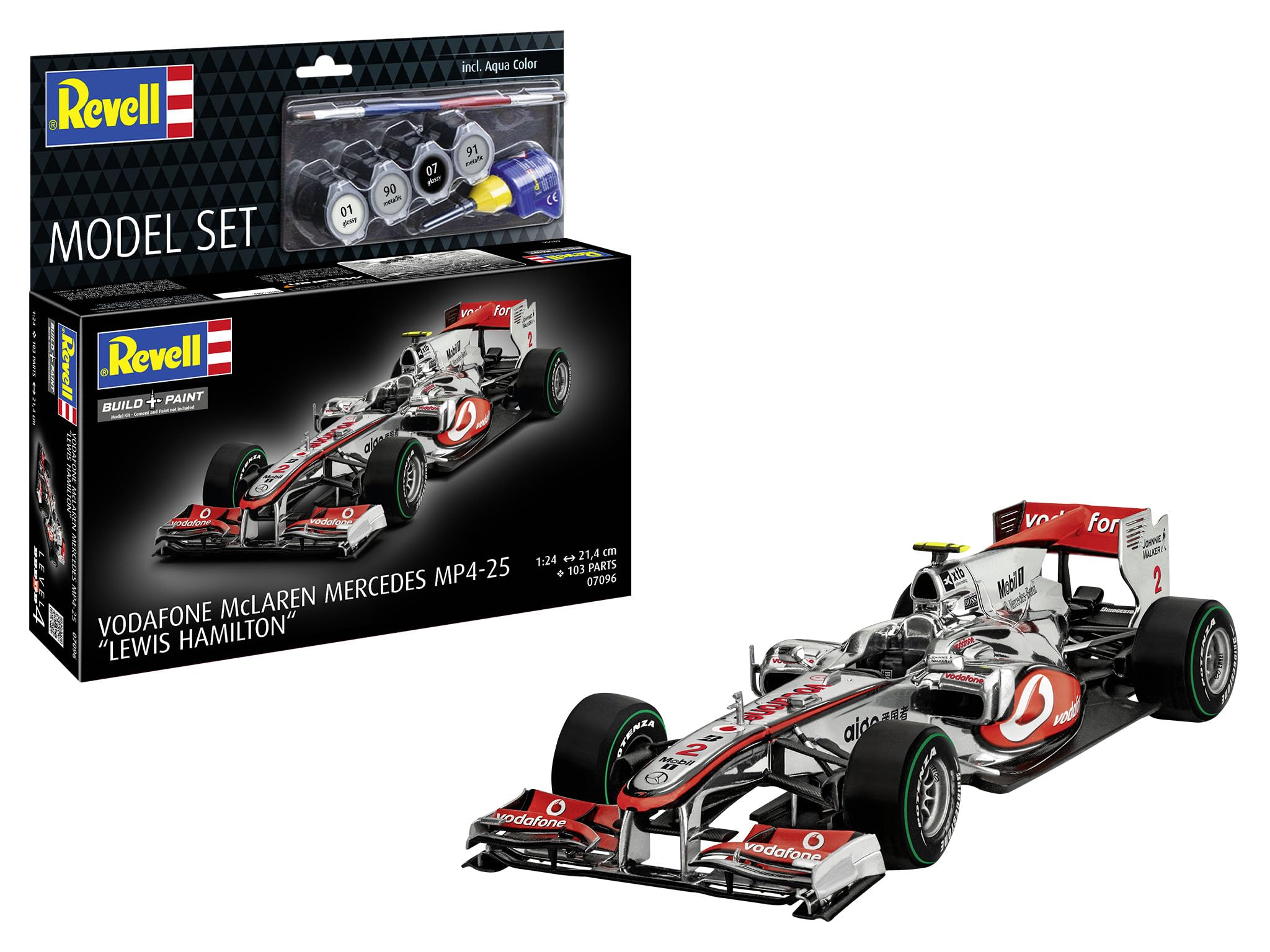 Revell Modellino 67096 - Set modello McLaren Mercedes Hamil in scala 1:24