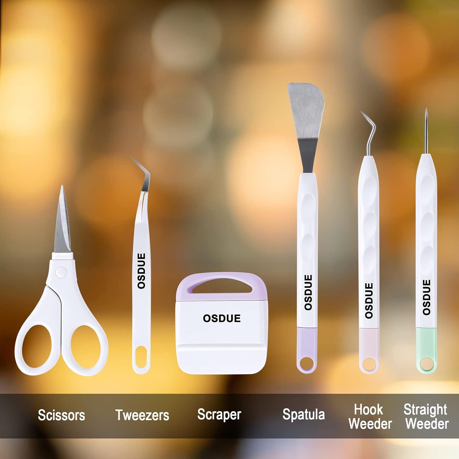 Osdue Strumenti Set Base 6 Pezzi per Diserbo Vinile - immagine 5