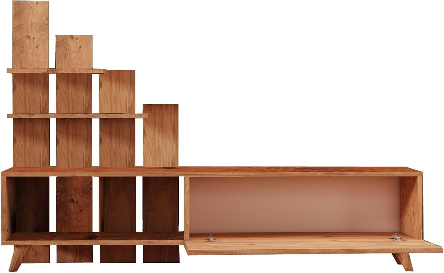 Hanah Home Supporto per TV, melammina, Pino Atlantic, Taglia Unica - immagine 4