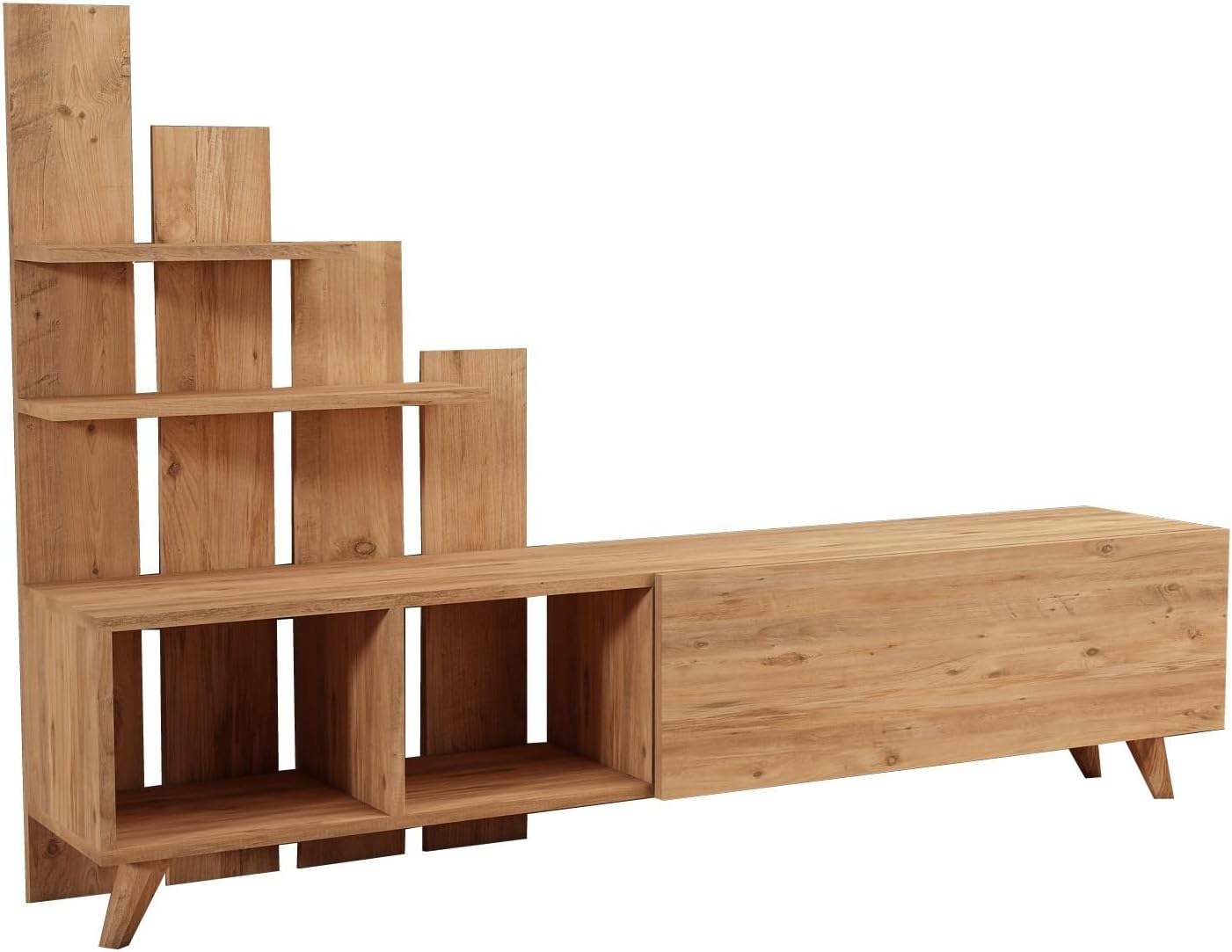 Hanah Home Supporto per TV, melammina, Pino Atlantic, Taglia Unica - immagine 5