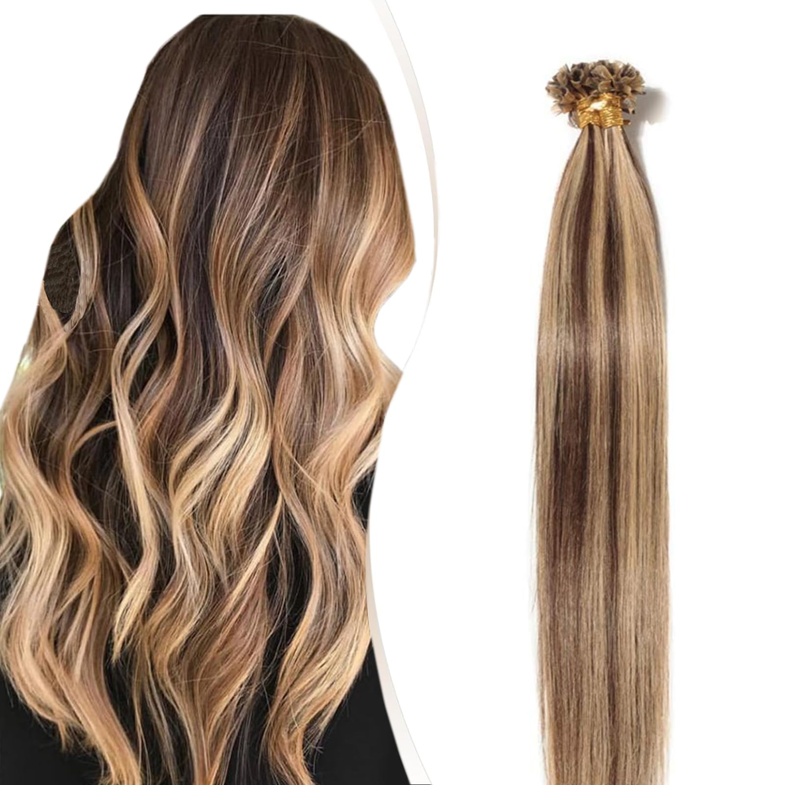 Elailite Extension Capelli Veri Cheratina 40cm 50g