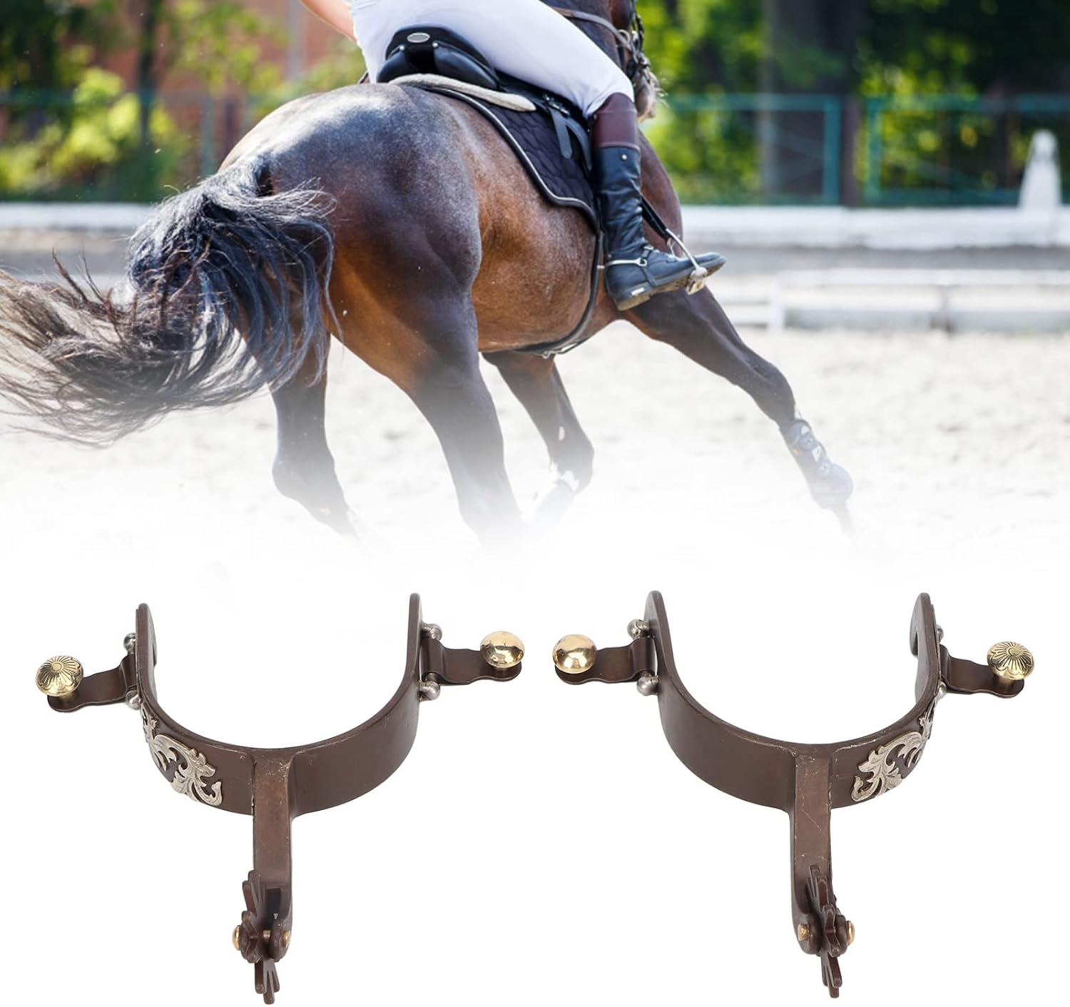 Speroni da Cavallo in Acciaio (2 Pezzi) - immagine 5