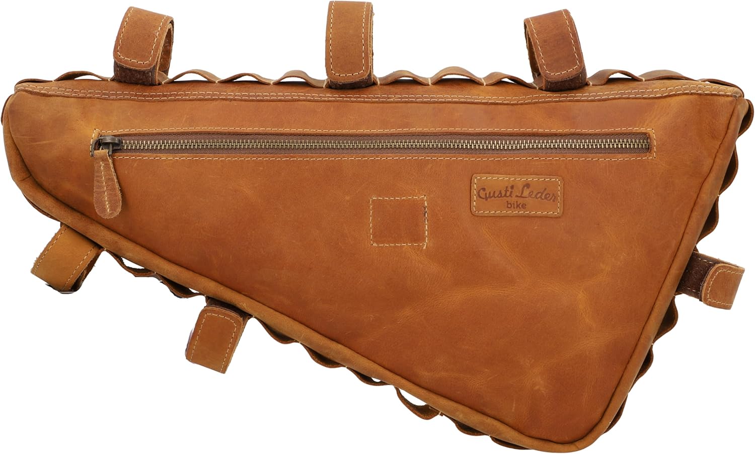 Gusti Borsa da Bici in Vera Pelle Marrone - immagine 5