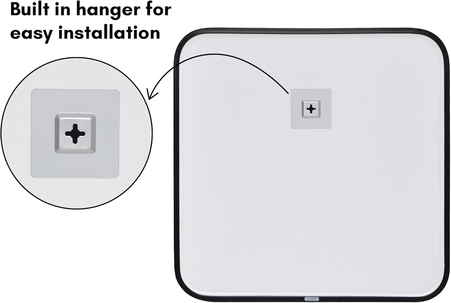 Americanflat Specchio Quadrato da Parete 60x60 cm - immagine 6