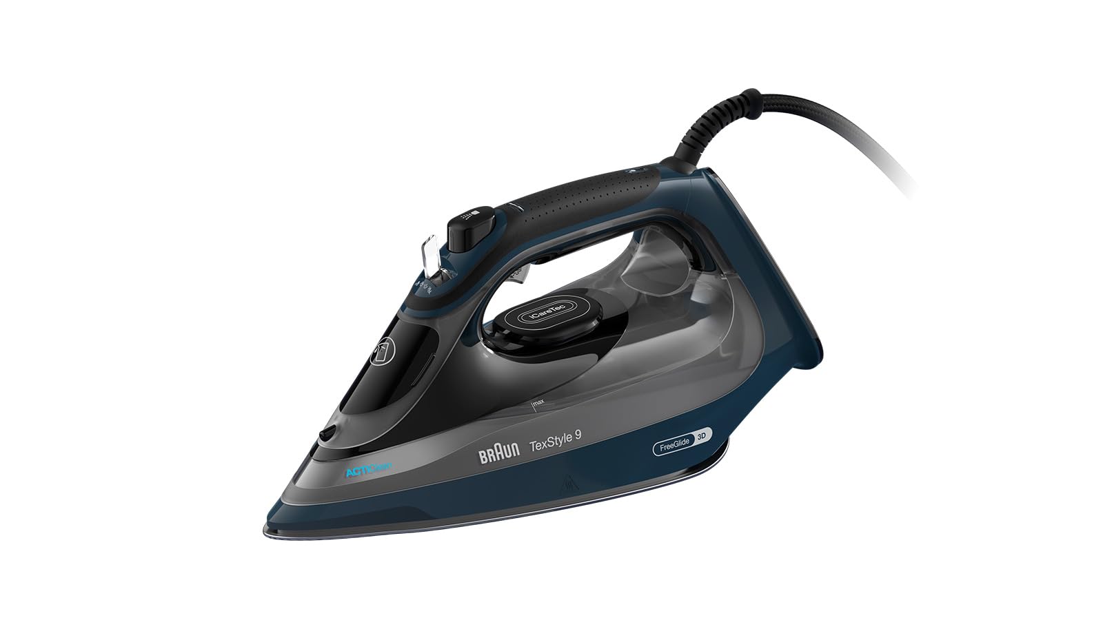 Braun TexStyle 9 SI9682 DB - Ferro da Stiro a Vapore 3200W, Blu