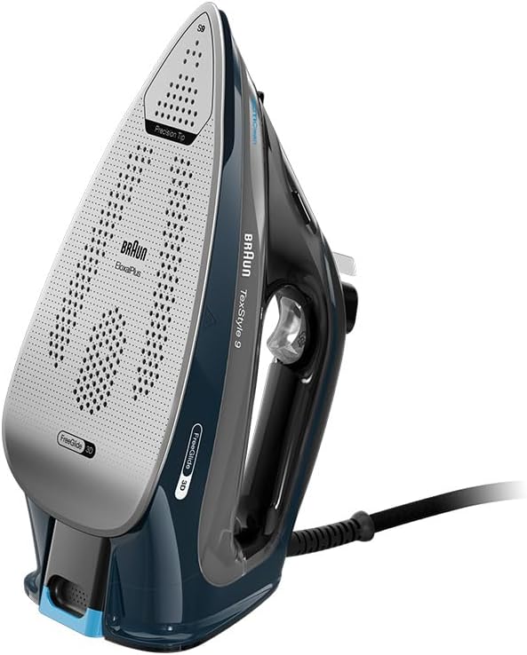 Braun TexStyle 9 SI9682 DB - Ferro da Stiro a Vapore 3200W, Blu - immagine 2