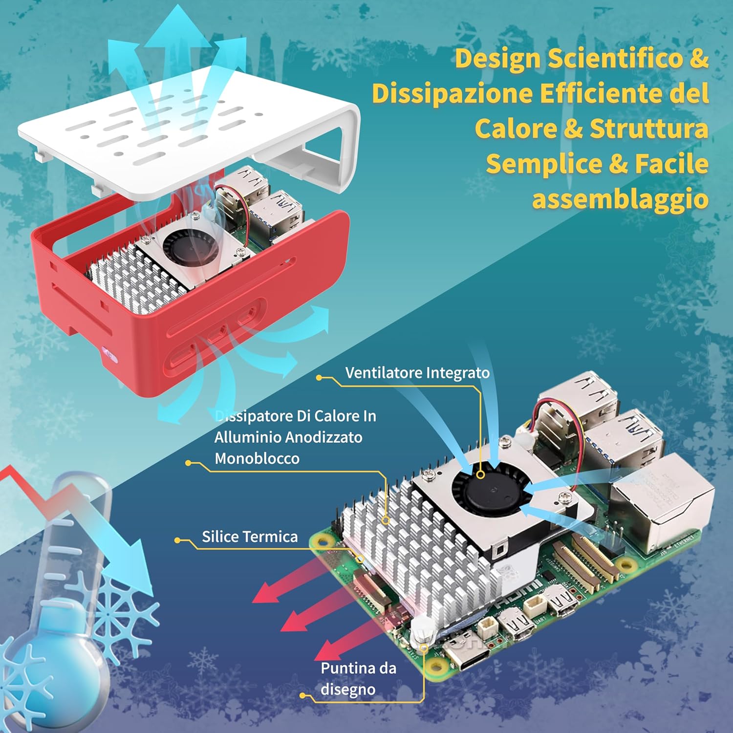 Irasptek Raspberry Pi 5 16GB RAM Starter Kit - immagine 4