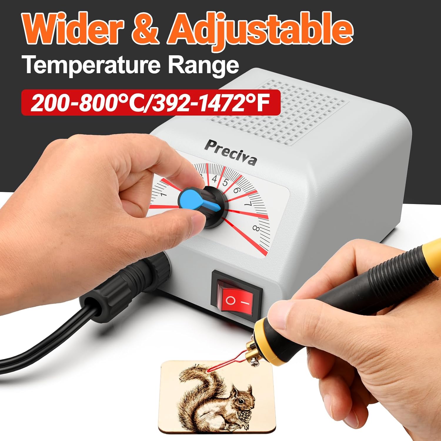 Preciva Kit Pirografico Professionale 25W - immagine 3